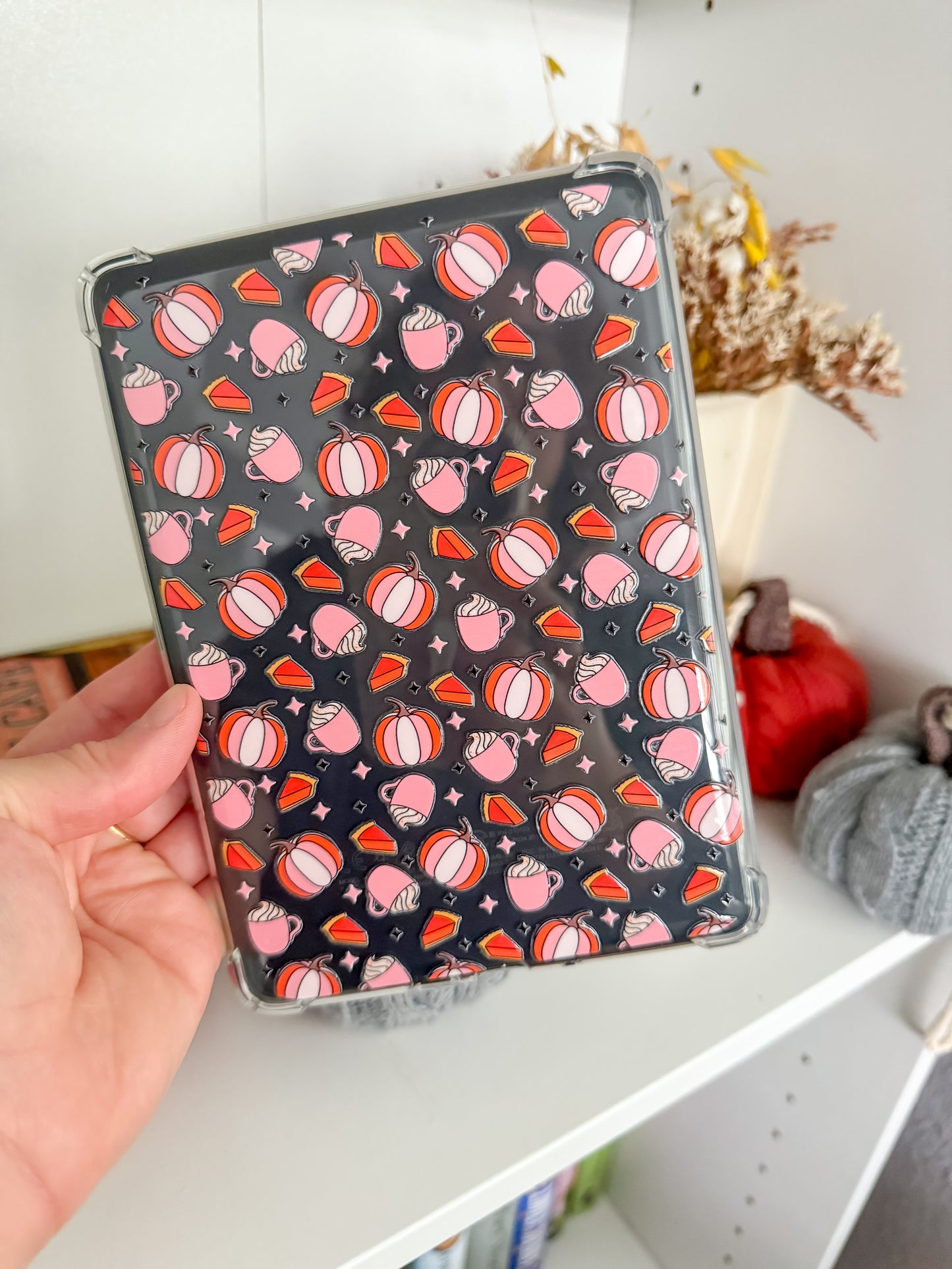 Pink Pumpkin Spice Kindle Paperwhite + Signature Case