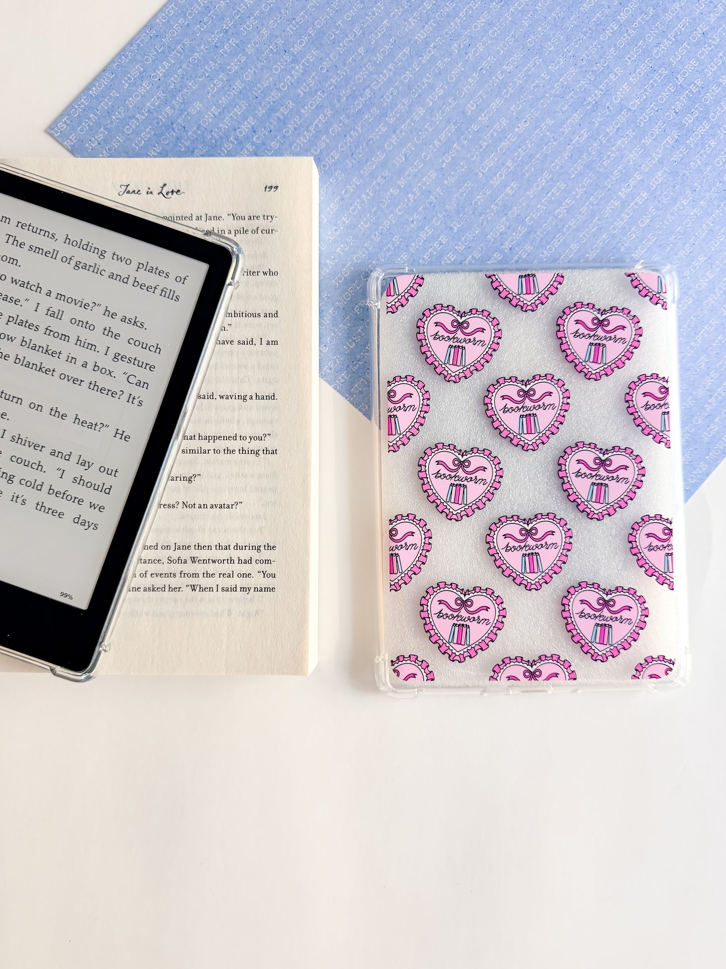 Bookworm at Heart Kindle Case
