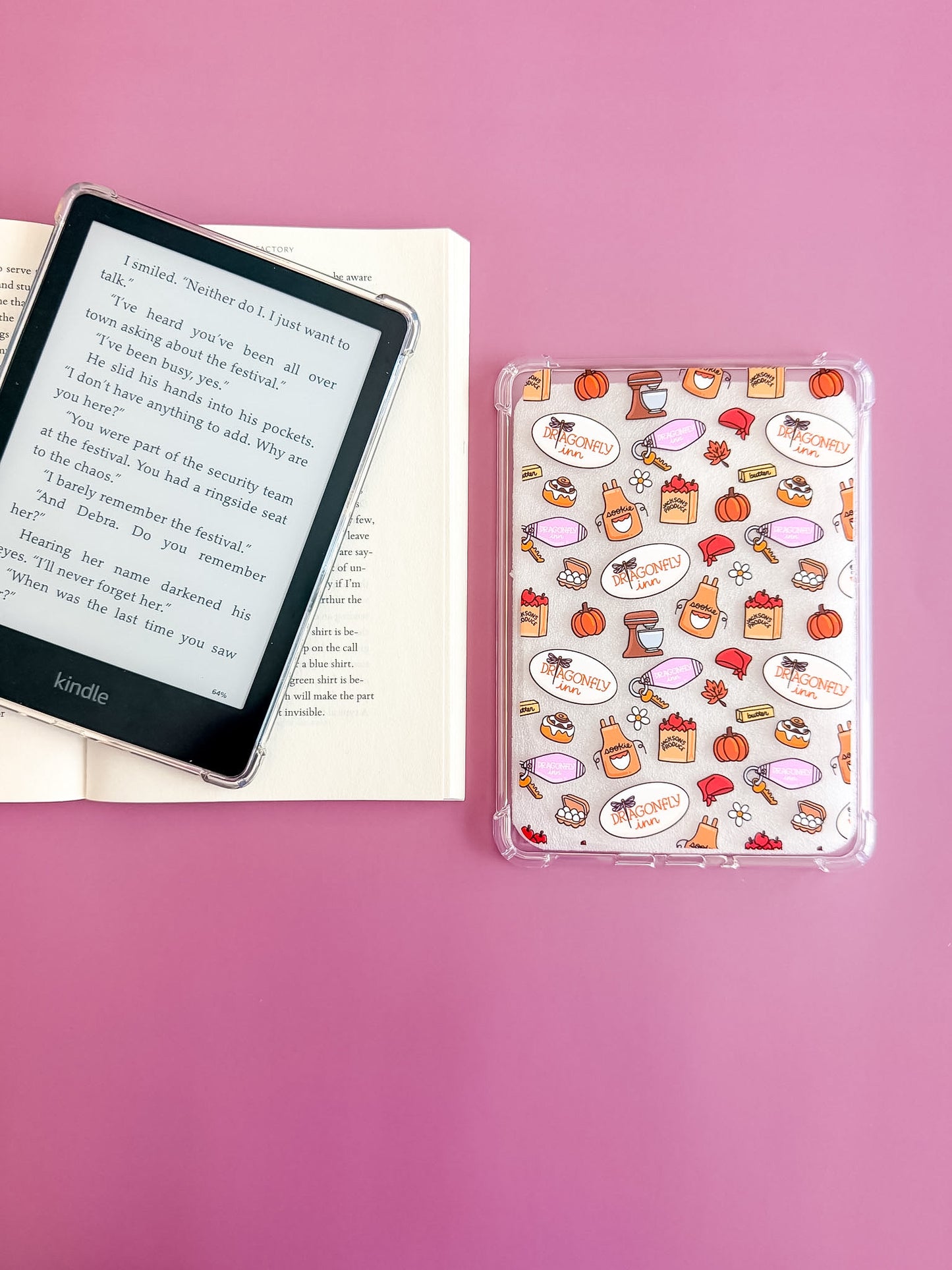 G.G. Dragonfly Inn E Reader Case and/or Bookmark [Combined Listing]