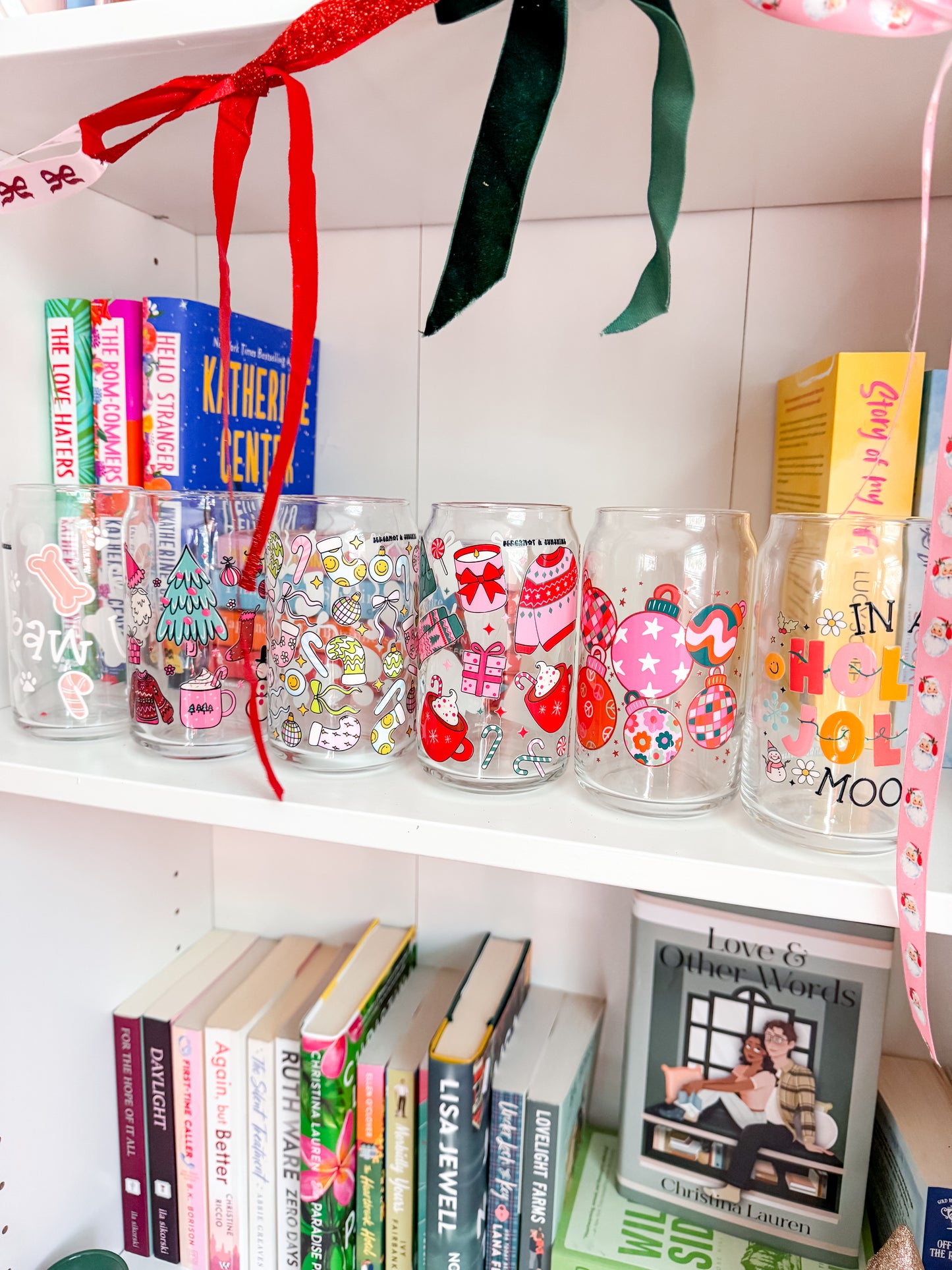 Holiday Mystery Glass Cup