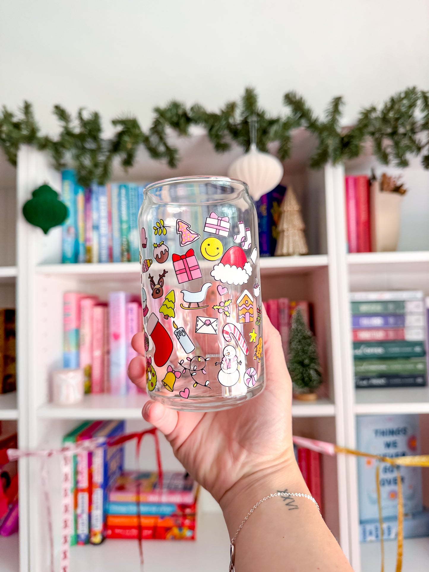Holiday Mystery Glass Cup
