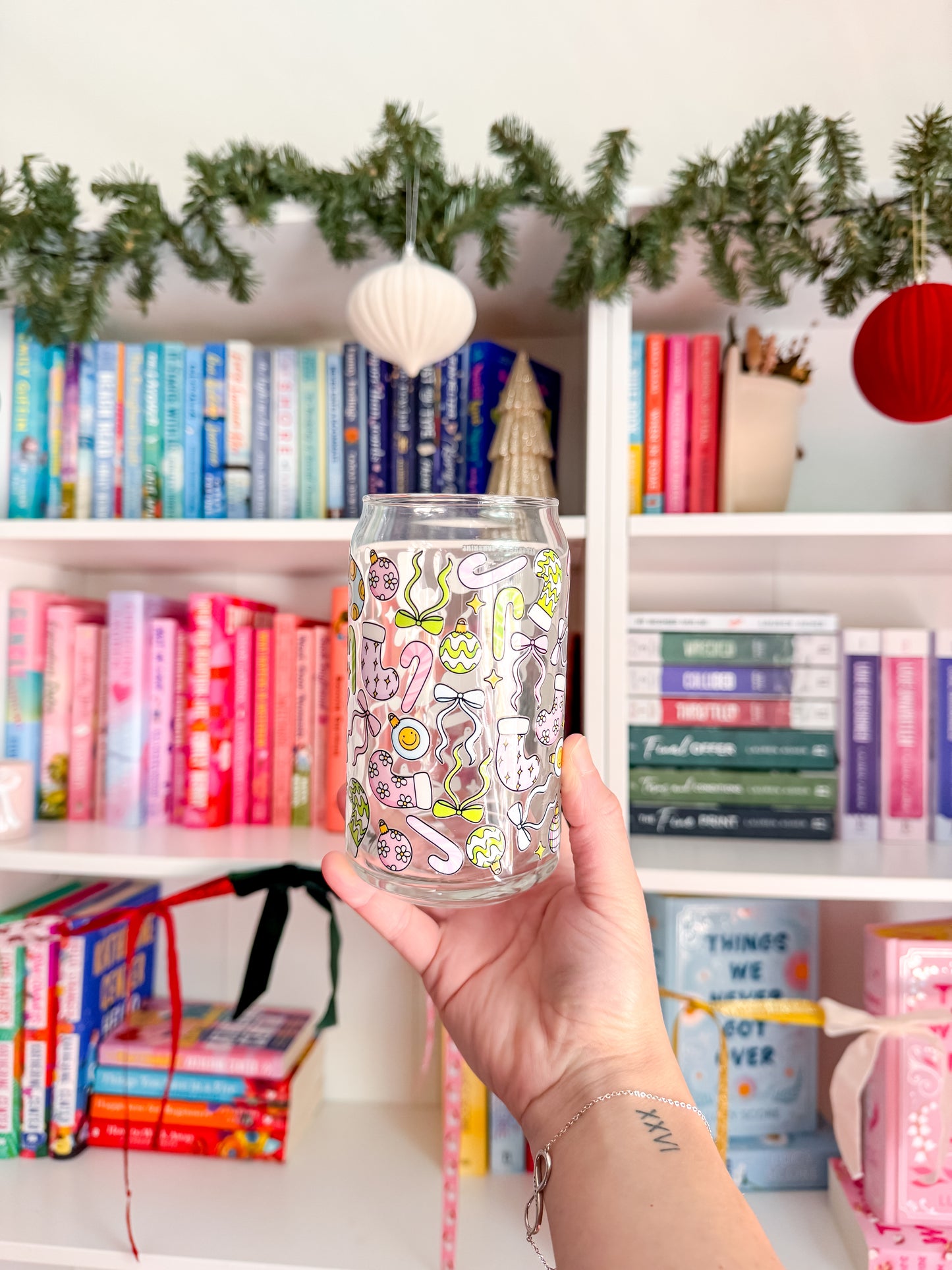 Holiday Mystery Glass Cup