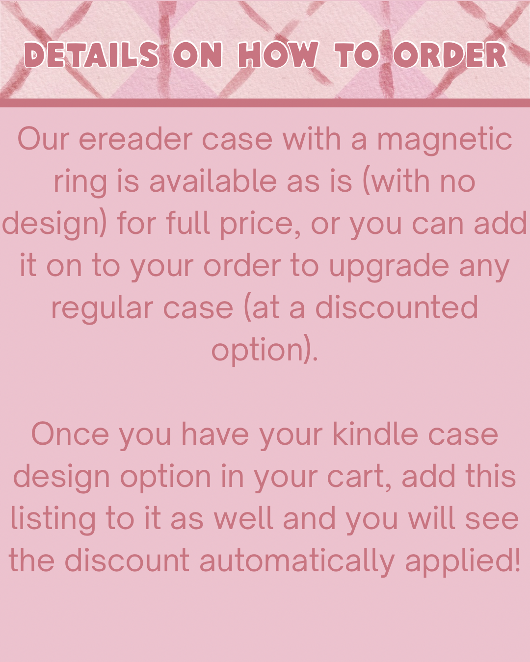 E Reader Case w/ Magnetic Ring