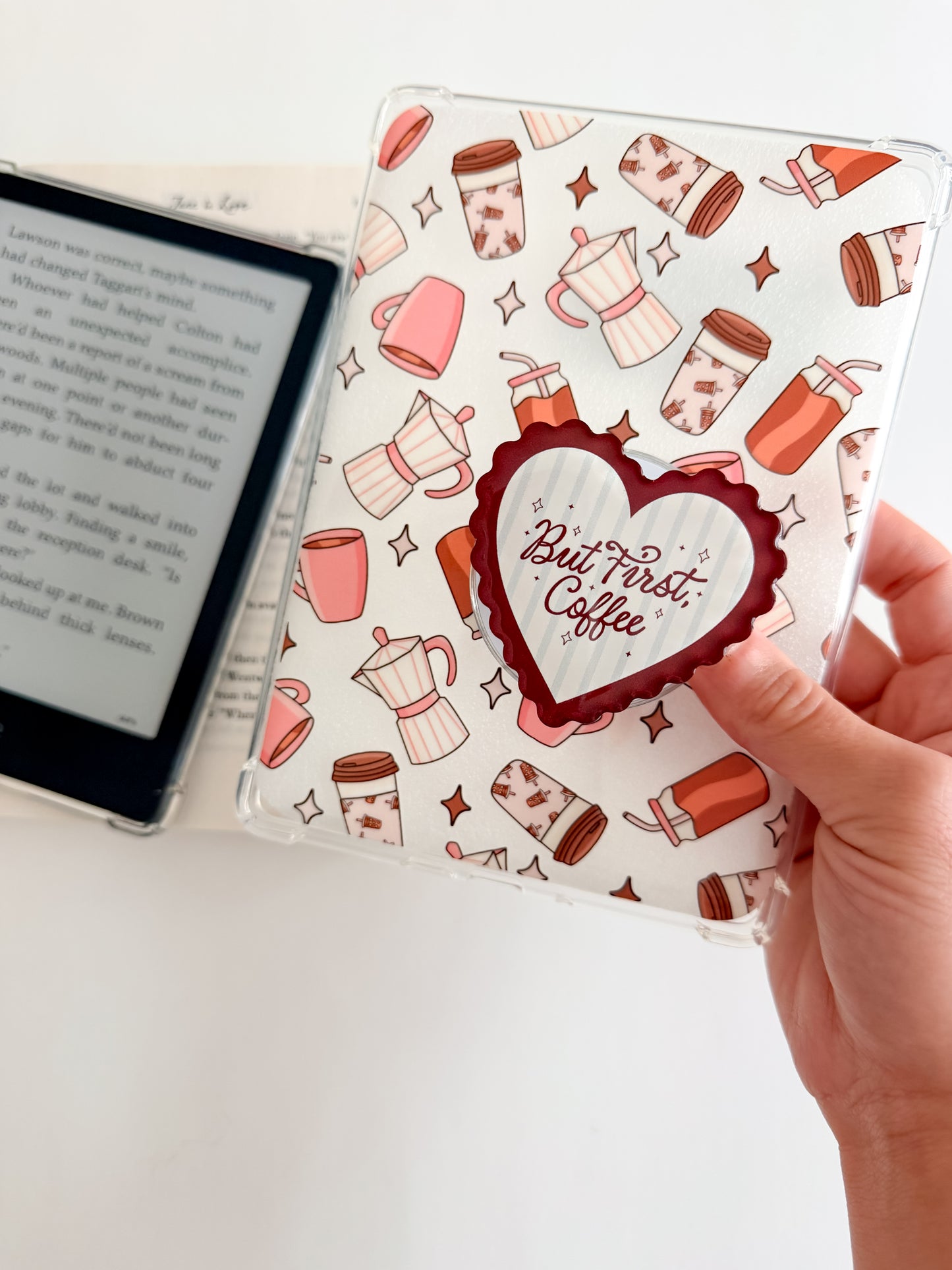 Coffee Lover Kindle Case and/or Bookmark [Combined Listing]