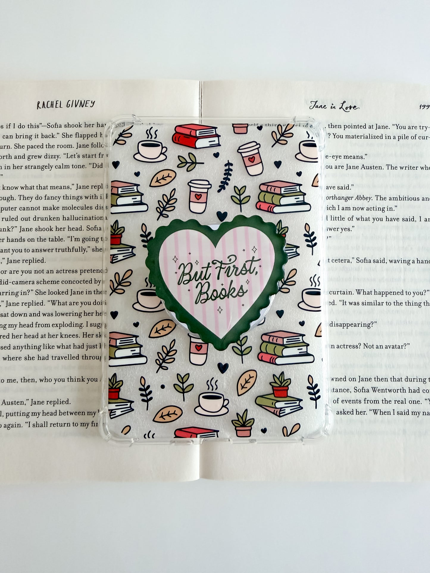 Coffee, Plants + Books Kindle Case and/or Bookmark [Combined Listing]