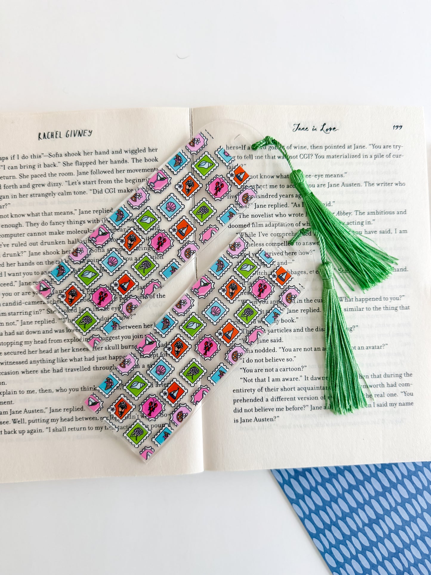 Beach Stamps E Reader Case and/or Bookmark [Combined Listing]