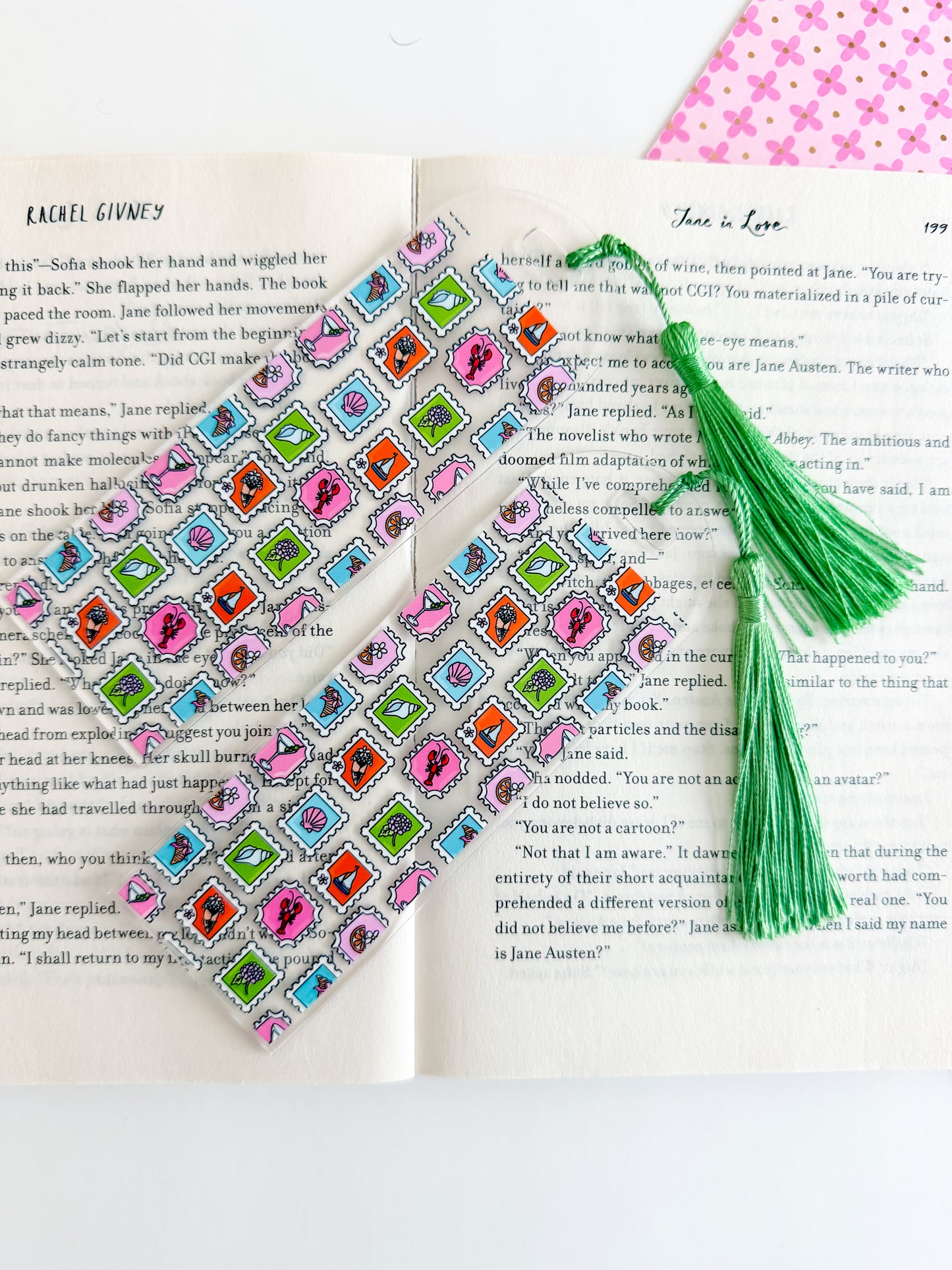 Beach Stamps E Reader Case and/or Bookmark [Combined Listing]
