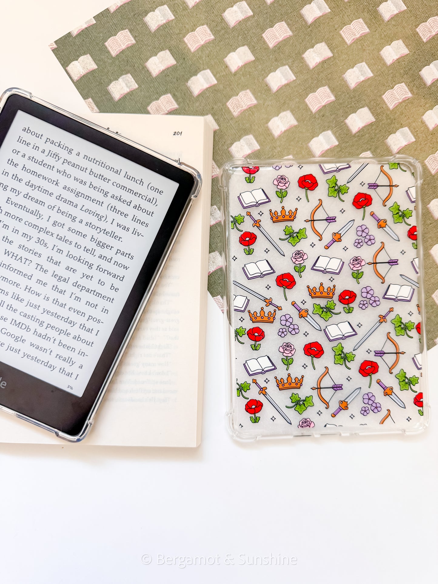 Thorns + Thrones E Reader Case
