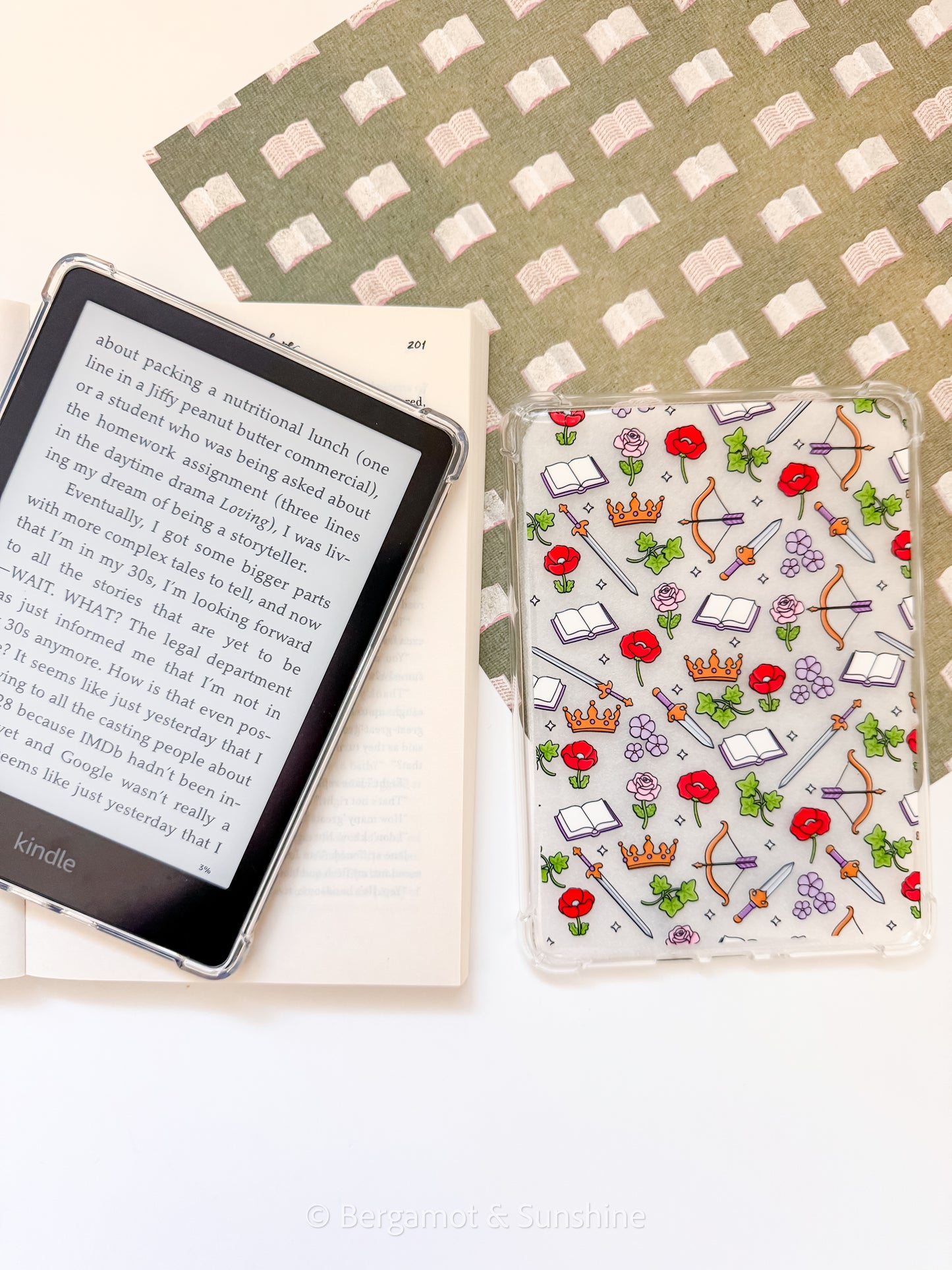 Thorns + Thrones E Reader Case