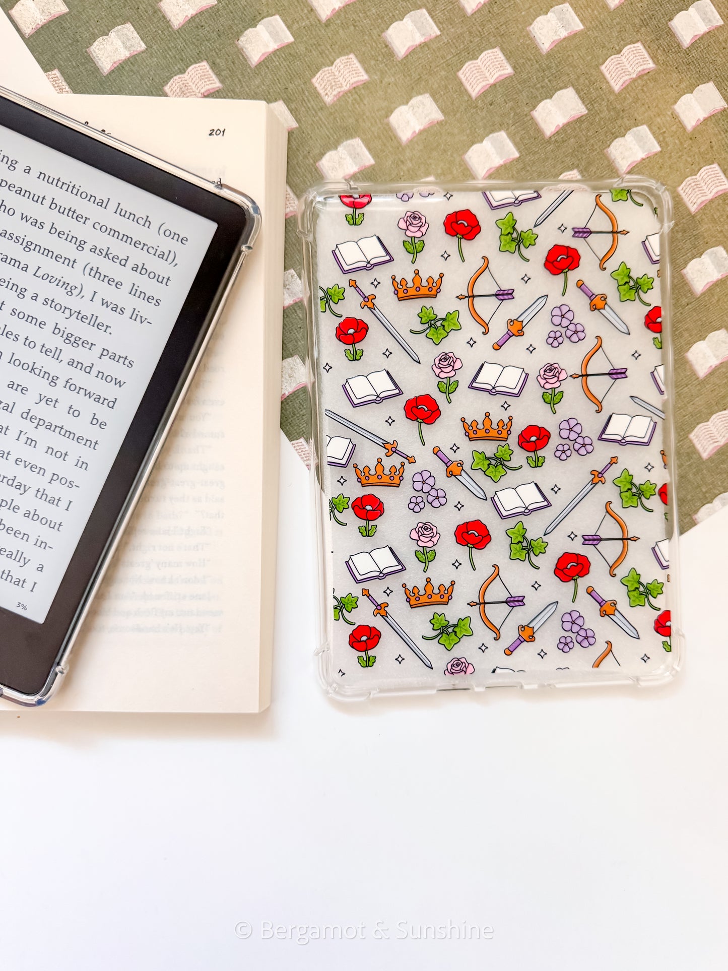 Thorns + Thrones E Reader Case