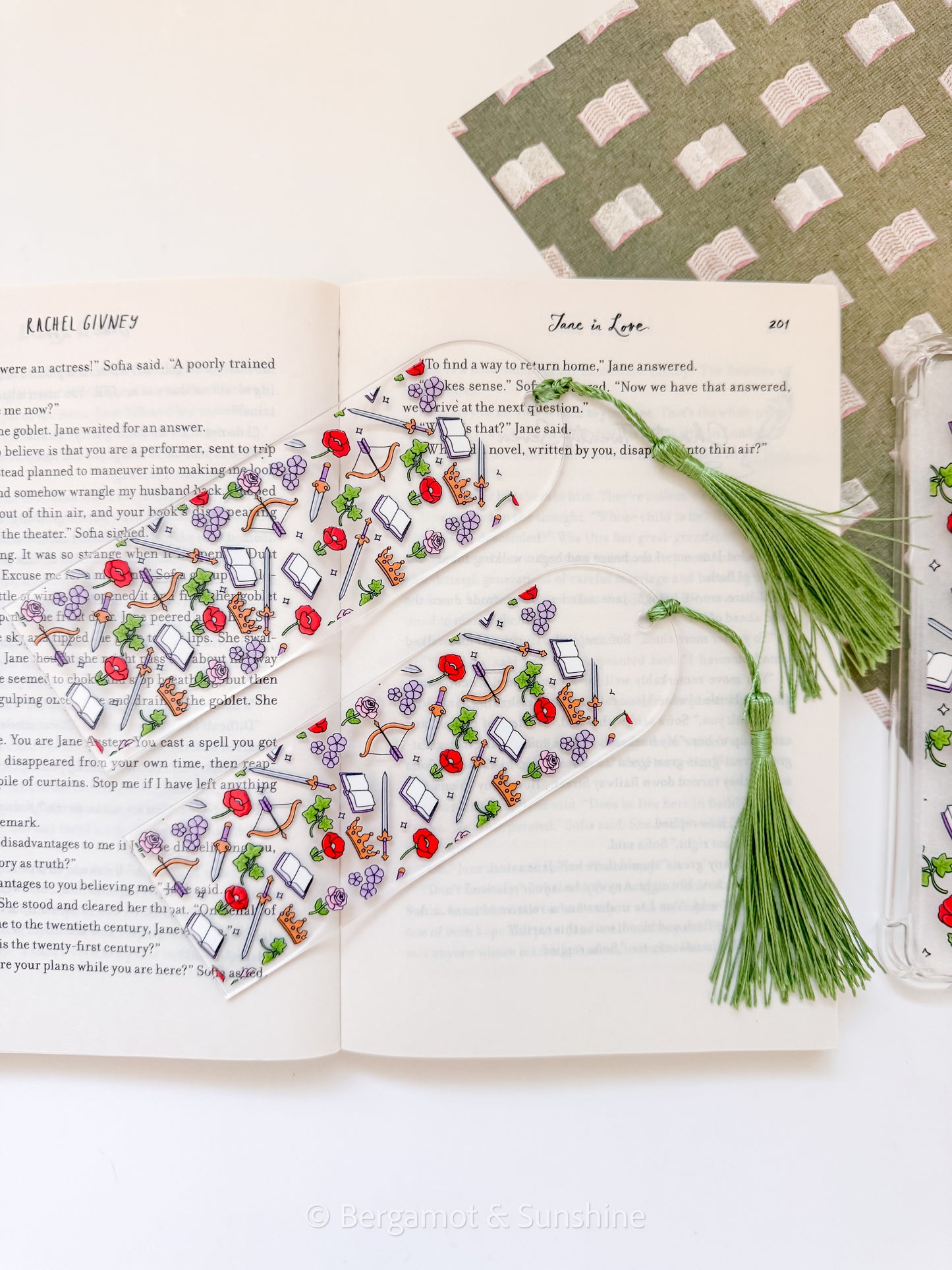 Thorns + Thrones E Reader Case and/or Bookmark [Combined Listing]
