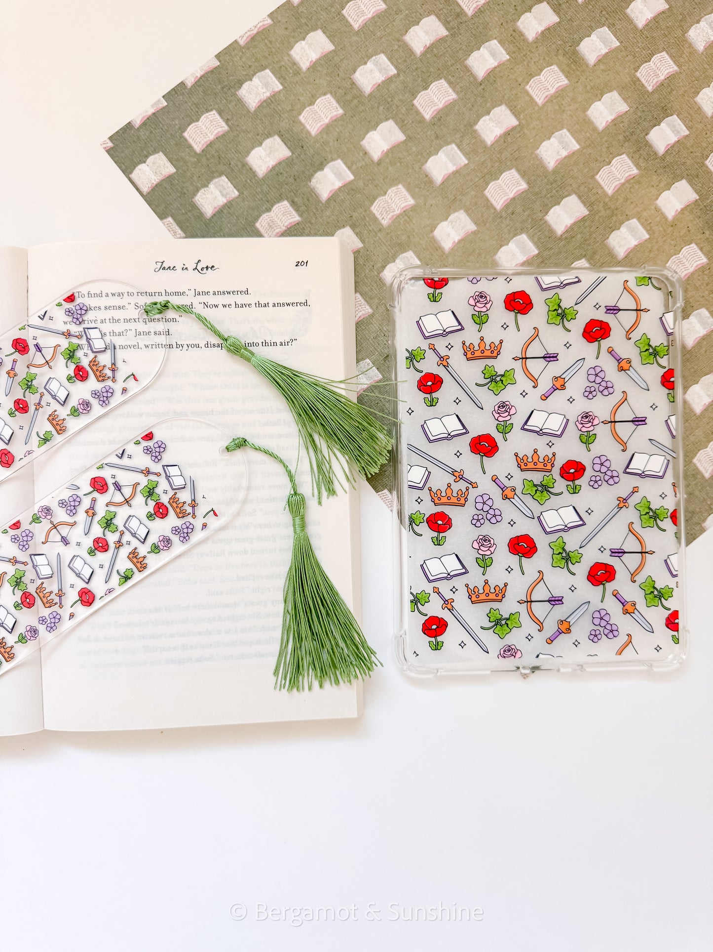Thorns + Thrones E Reader Case