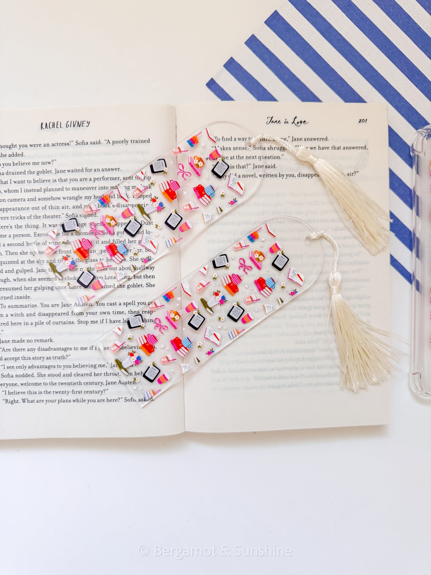 Bookworm Kindle Case and/or Bookmark [Combined Listing] – Literary E-Reader Cover