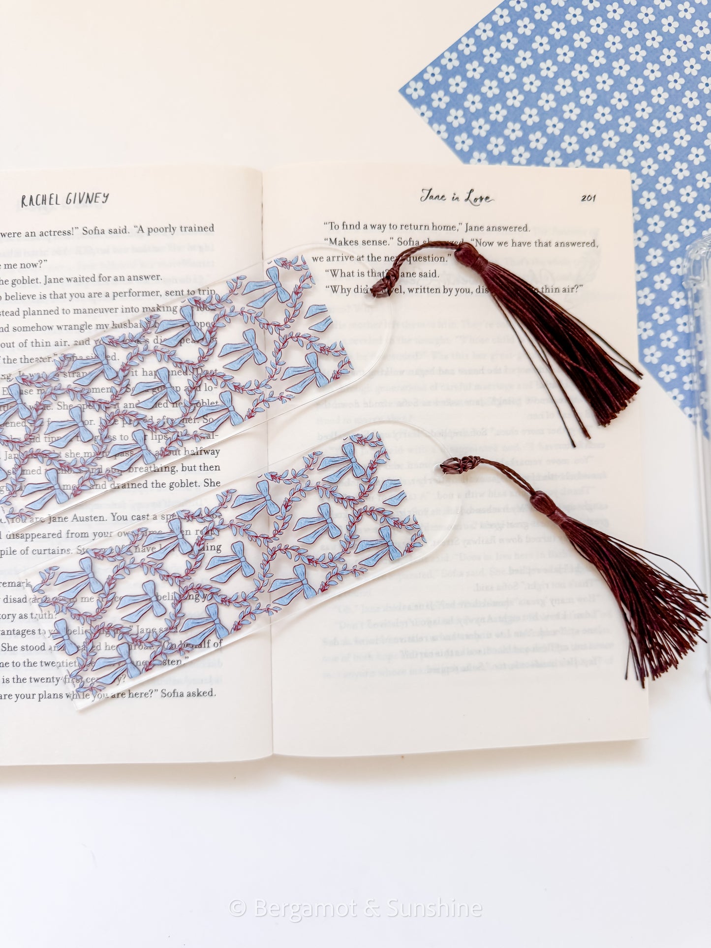 Ballroom Belle + Bows Bookmark