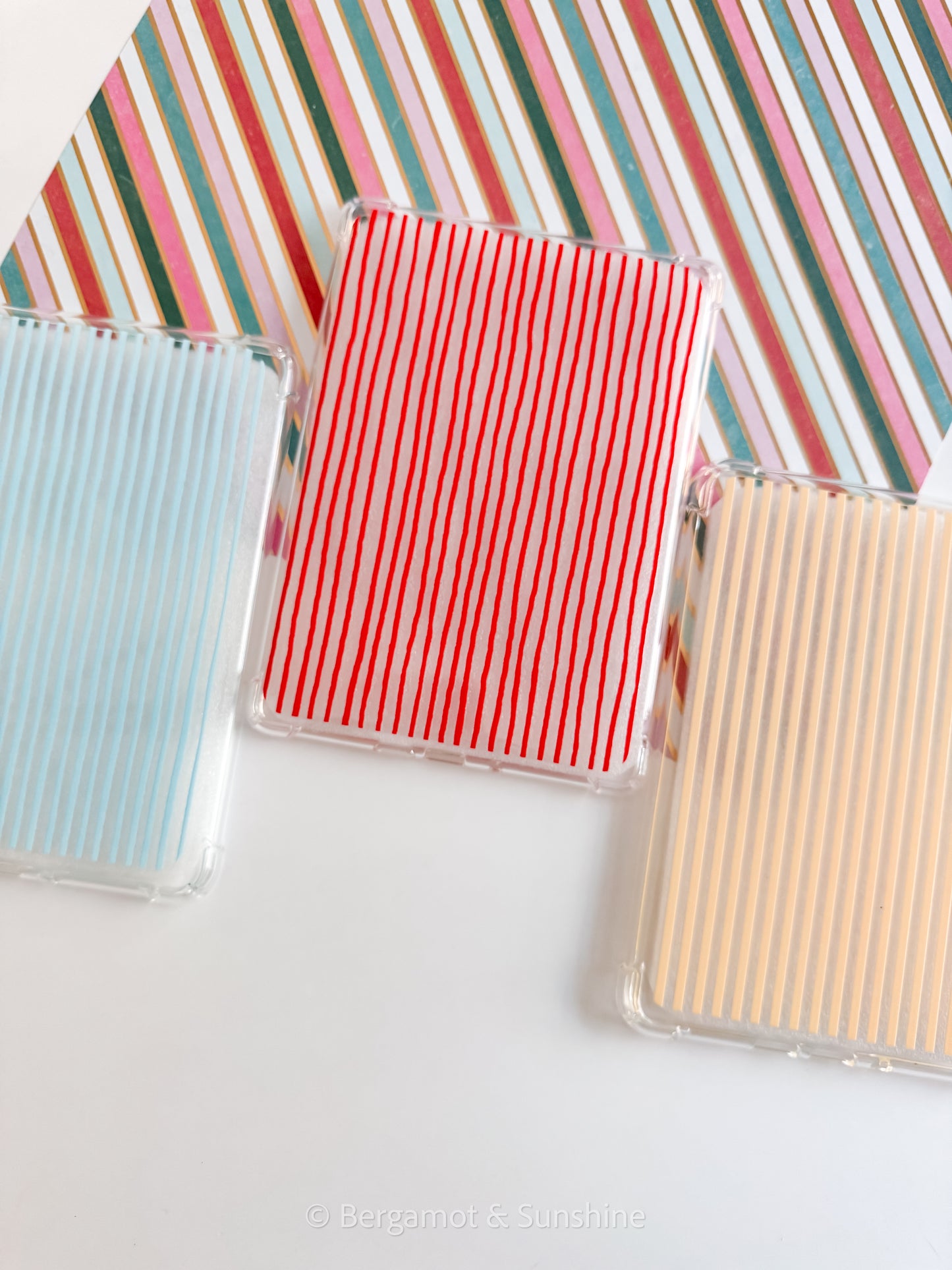 Red Stripes Kindle Case