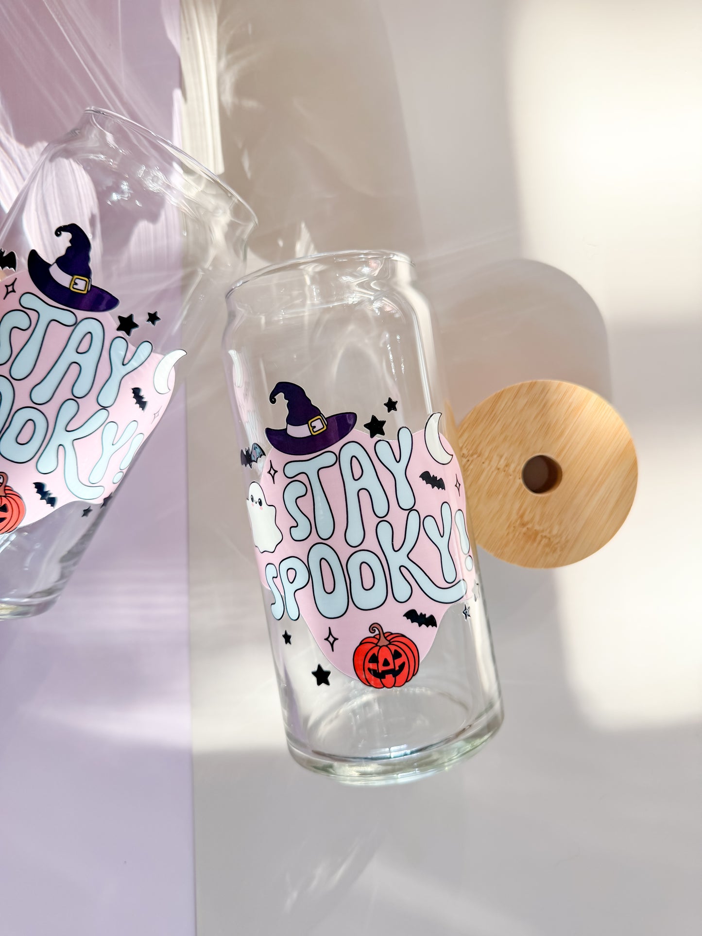 Stay Spooky 20oz Glass Cup