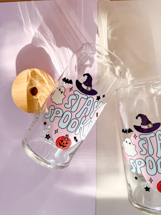 Stay Spooky 20oz Glass Cup