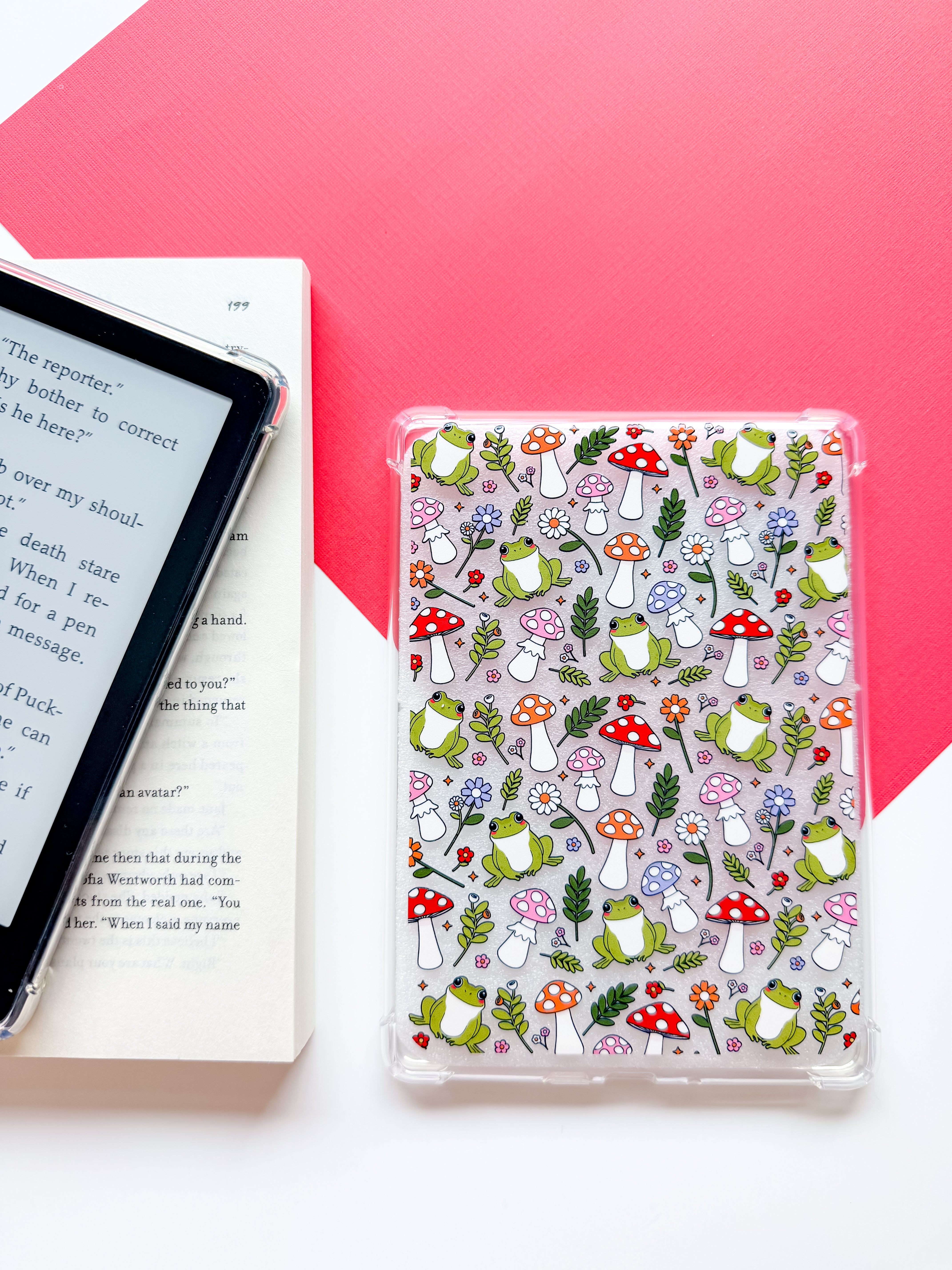Spring Frogs Kindle Case and Bookmark| Bergamot & Sunshine
