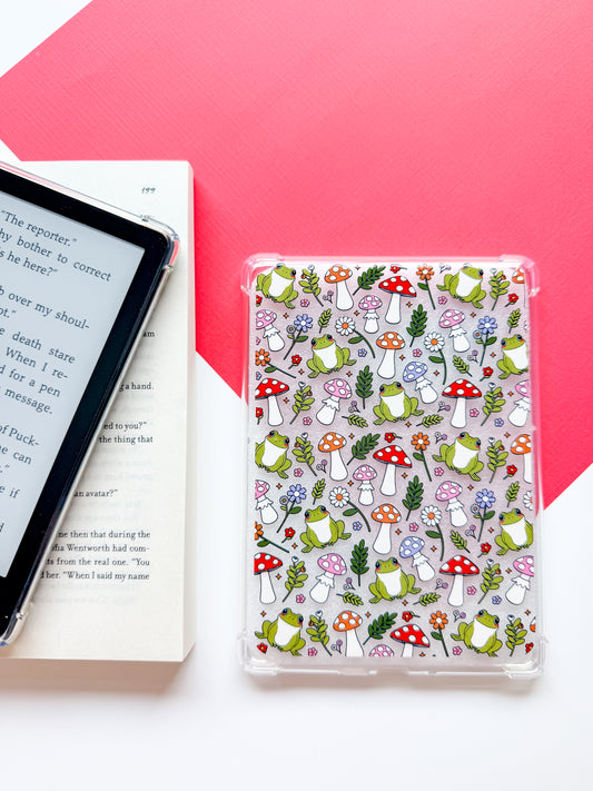 Spring Frogs Kindle Case and/or Bookmark [Combined Listing]– Whimsical E-Reader Cover