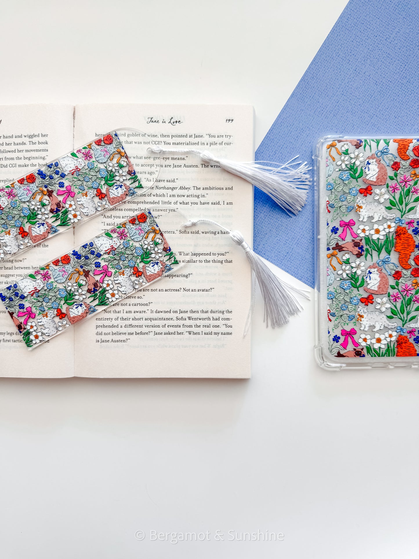Cats in the Garden Bookmark