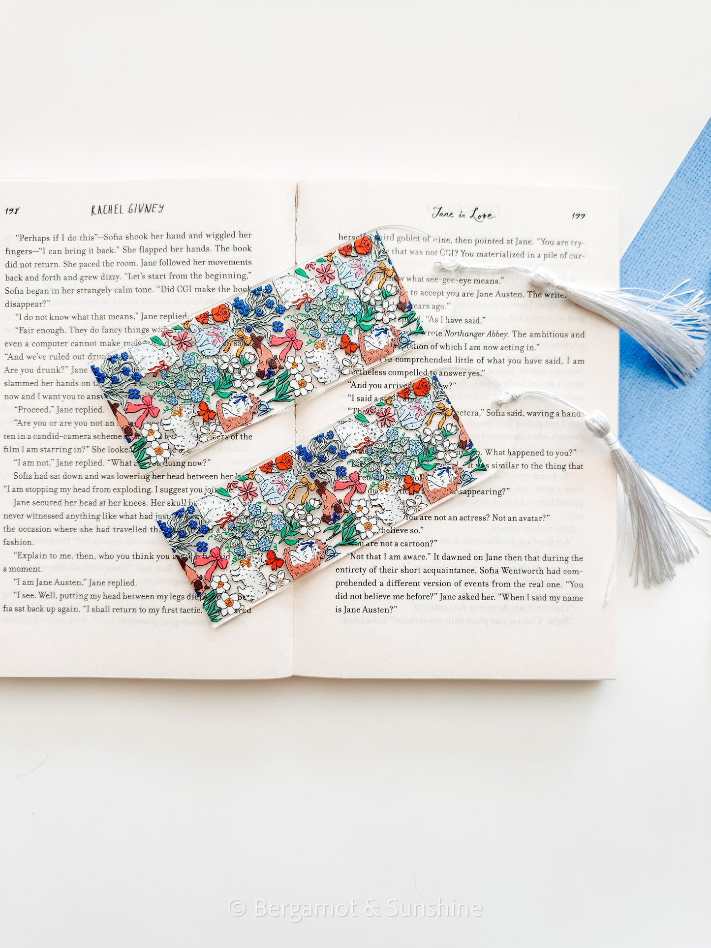Cats in the Garden Kindle Case and/or Bookmark [Combined Listing]