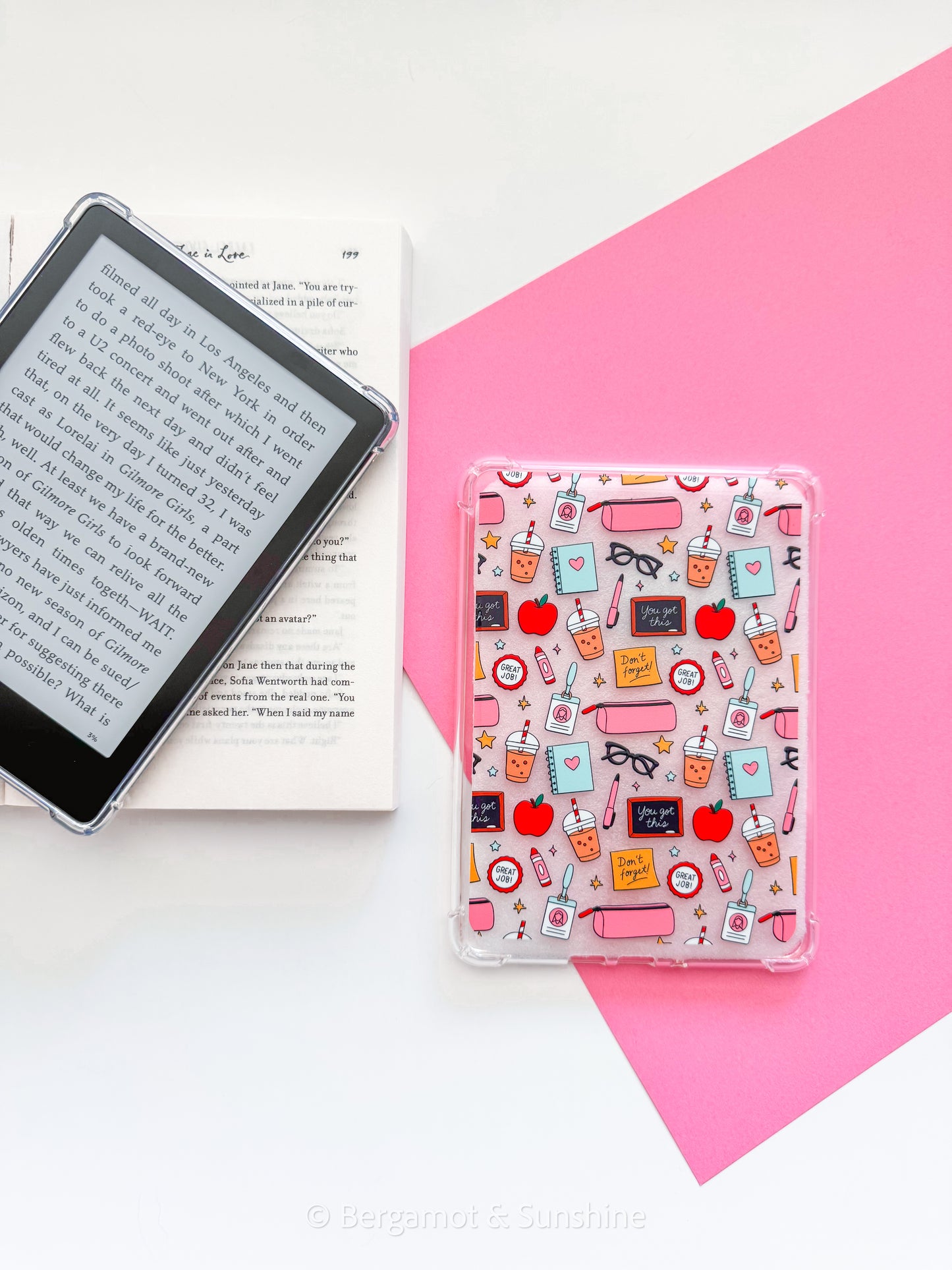 School Days Kindle Case