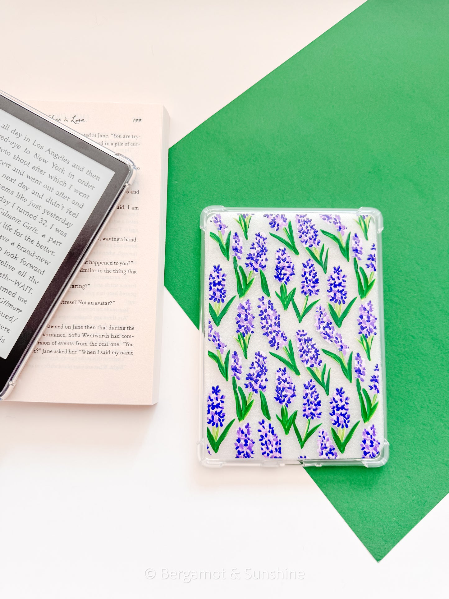 Purple Hyacinth Kindle Case