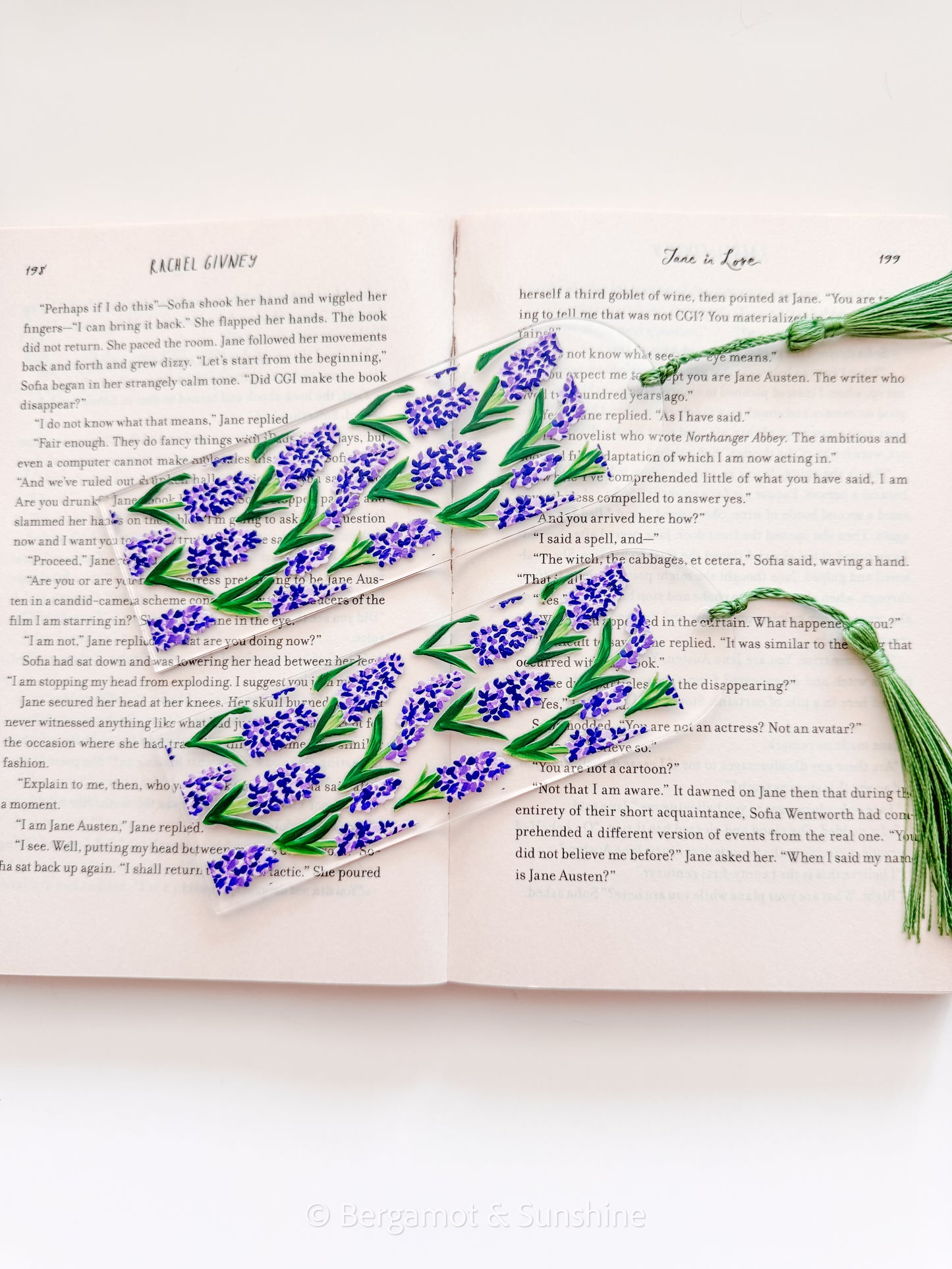 Purple Hyacinth Bookmark