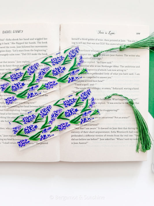 Purple Hyacinth Bookmark