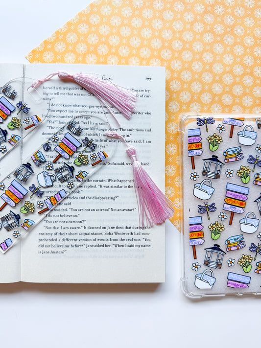 G.G. Stroll Through S.H. Kindle Case and/or Bookmark [Combined Listing]