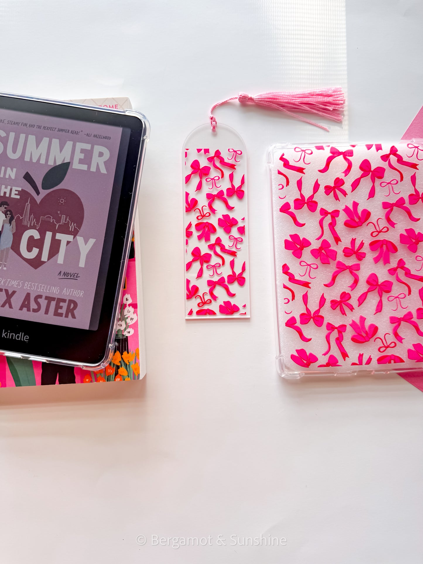Pink Bows Kindle Case