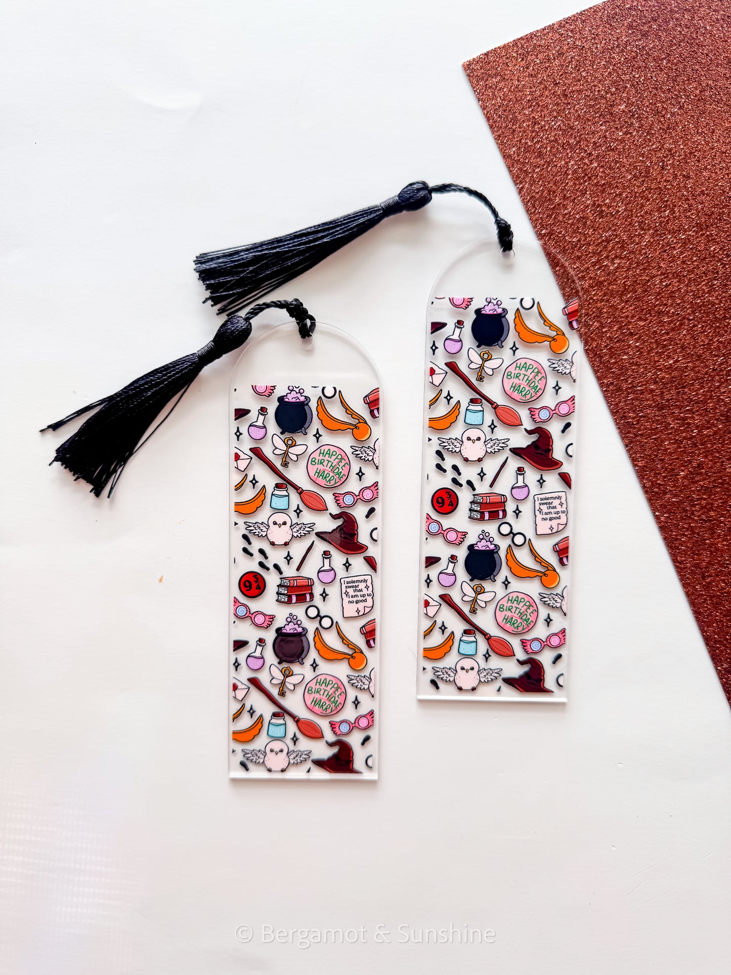 H.P. Wizard Birthdae Acrylic Bookmark
