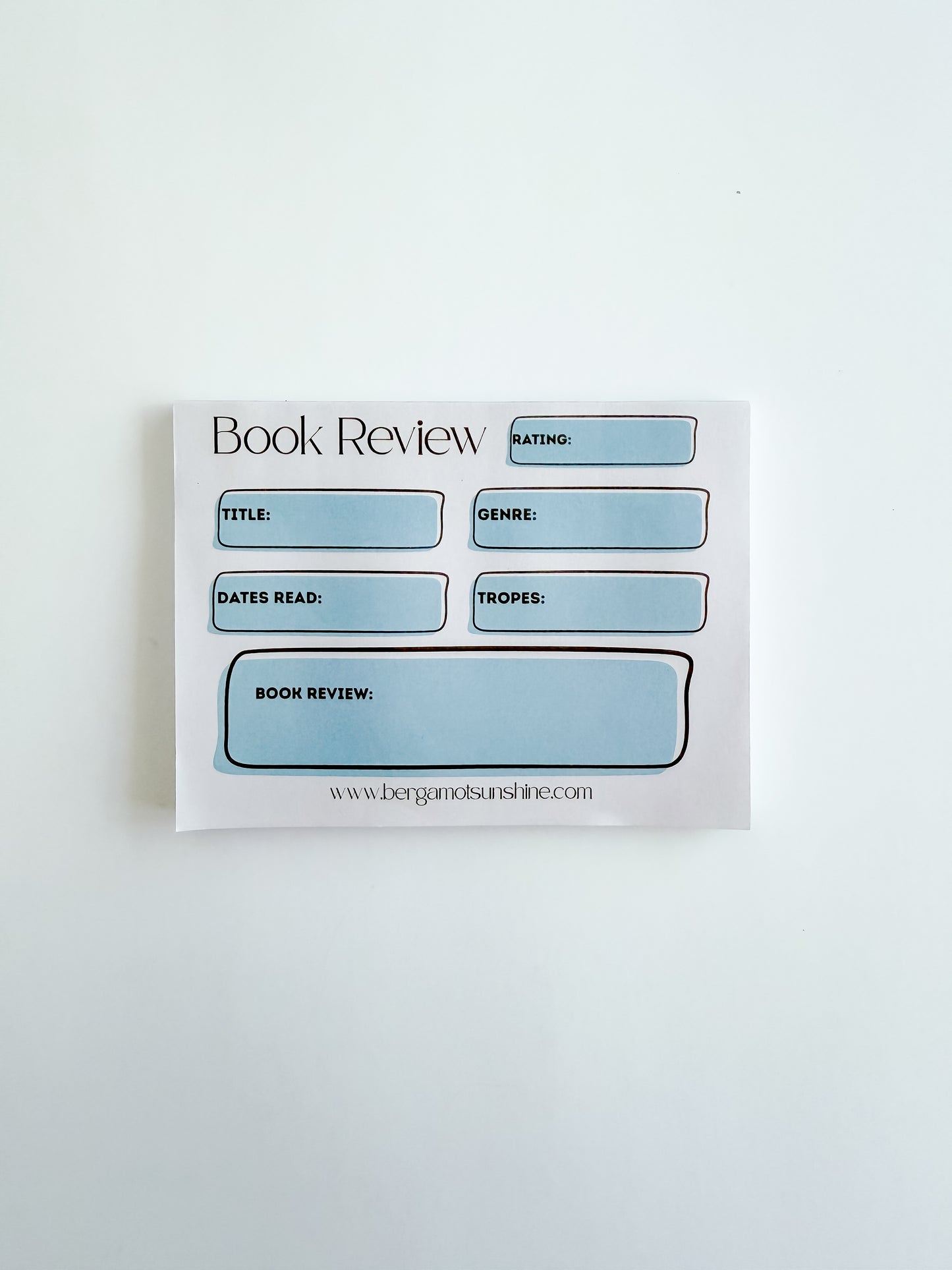 Book Review Sticky Notes