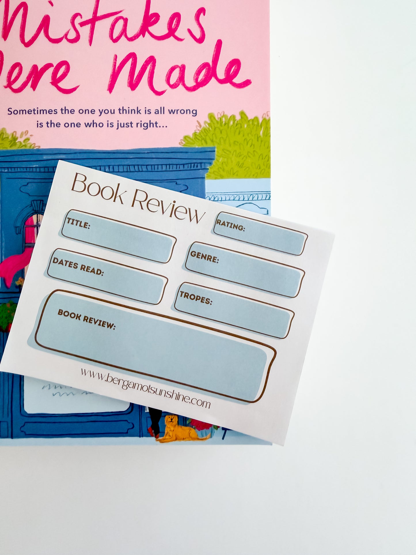 Book Review Sticky Notes