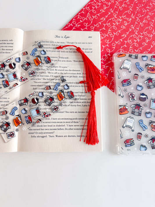 G.G. Winter in Stars Hollow Holographic Kindle Case and/or Bookmark [Combined Listing]