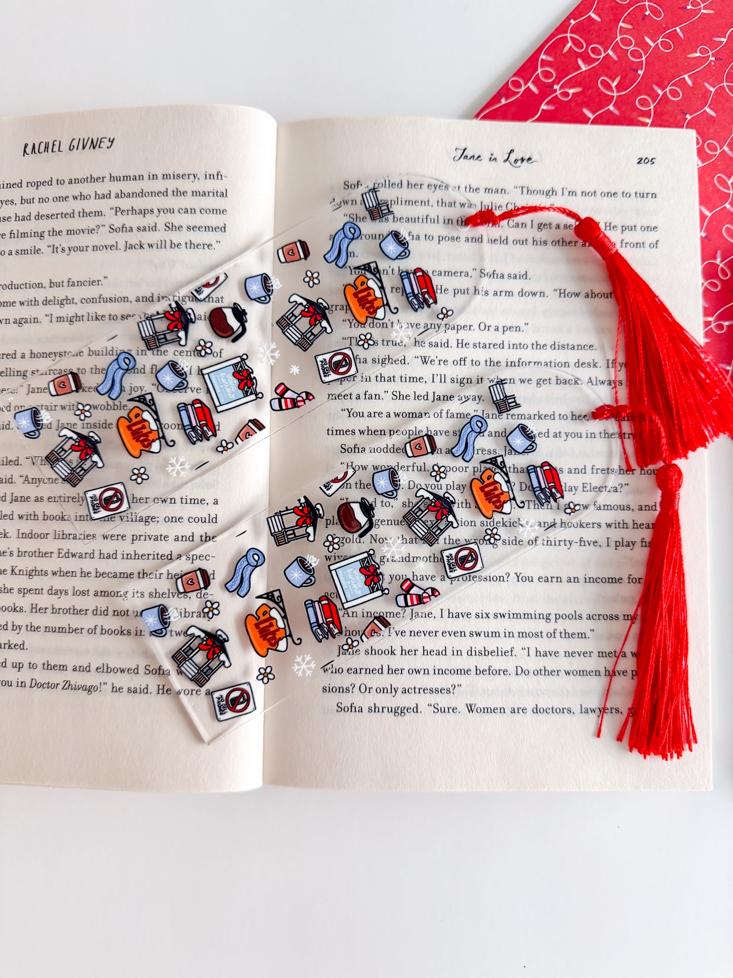 G.G. Winter in Stars Hollow Holographic Kindle Case and/or Bookmark [Combined Listing]