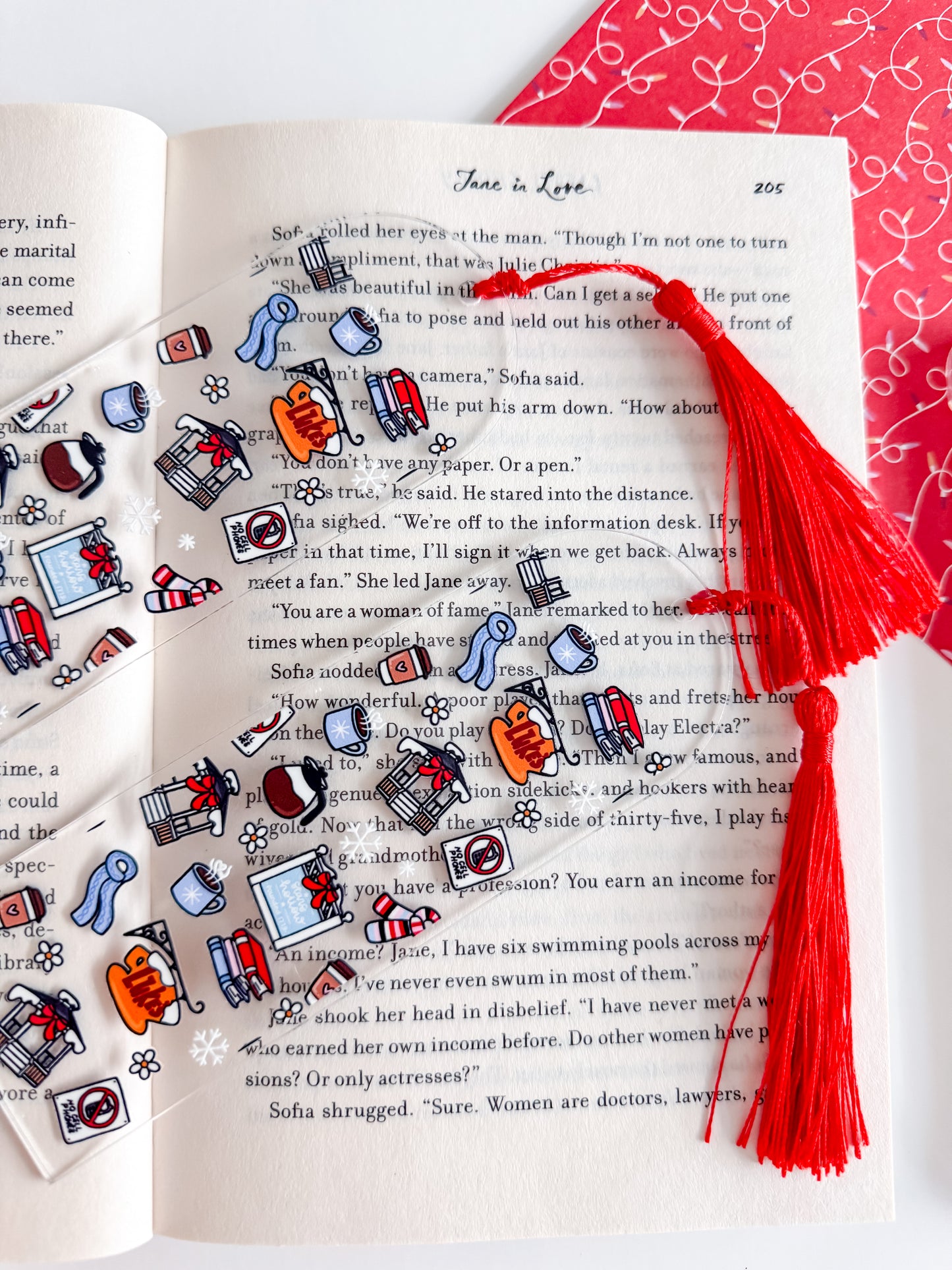 G.G. Winter in Stars Hollow Holographic Kindle Case and/or Bookmark [Combined Listing]