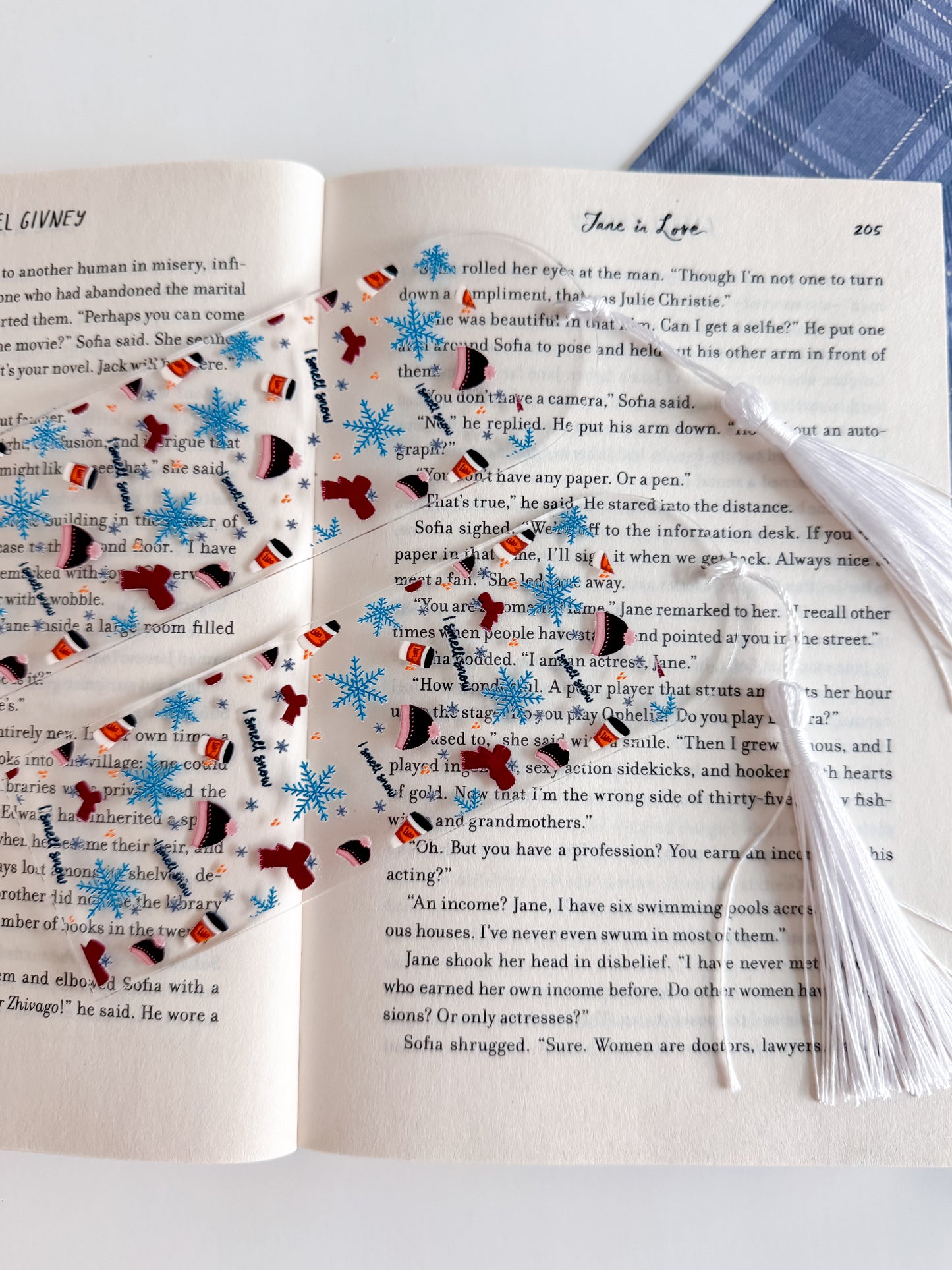 G.G. I Smell Snow Kindle Case and/or Bookmark [Combined Listing]