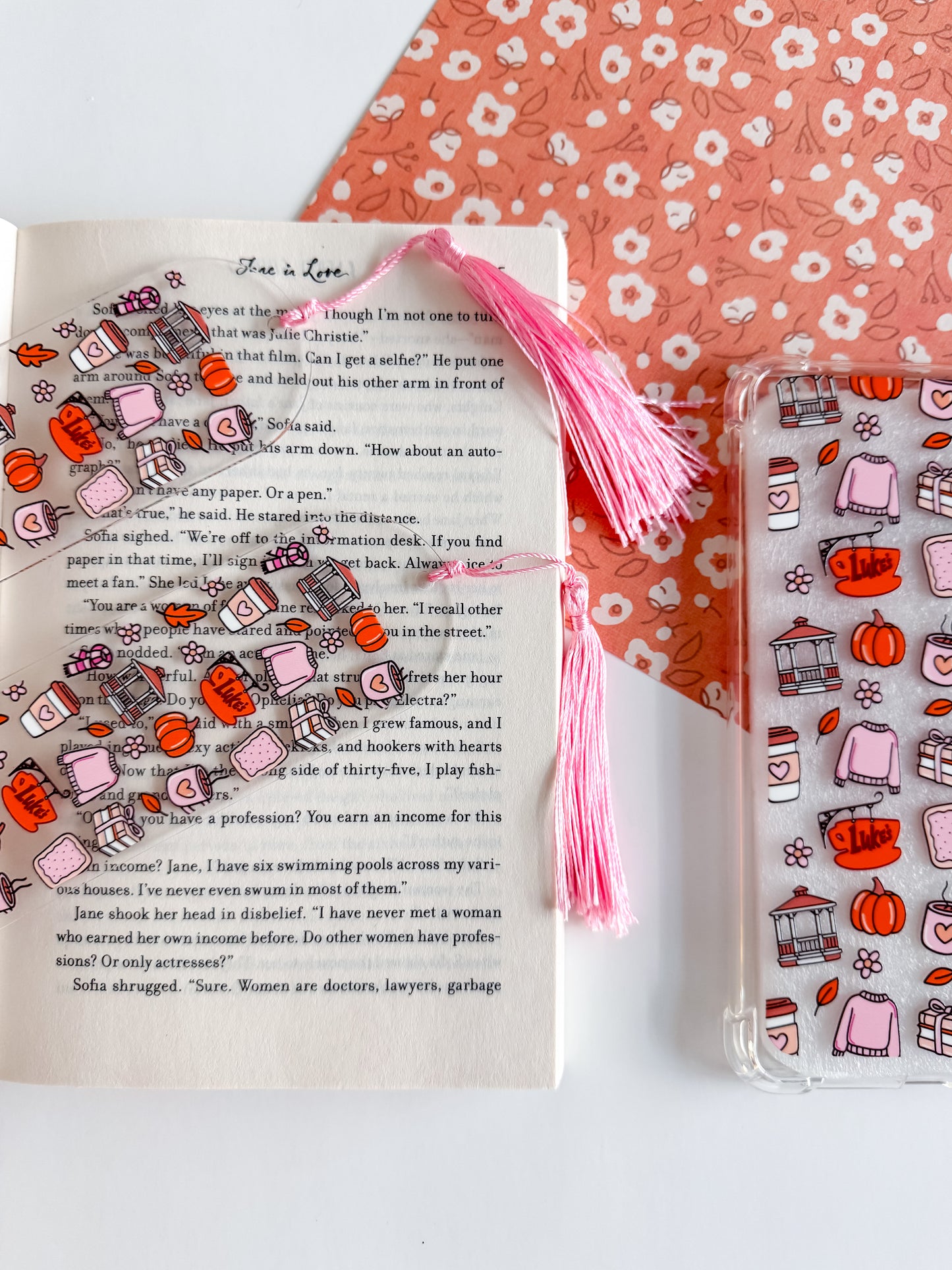 G.G. L's Autumn Mornings Kindle Case and/or Bookmark [Combined Listing]