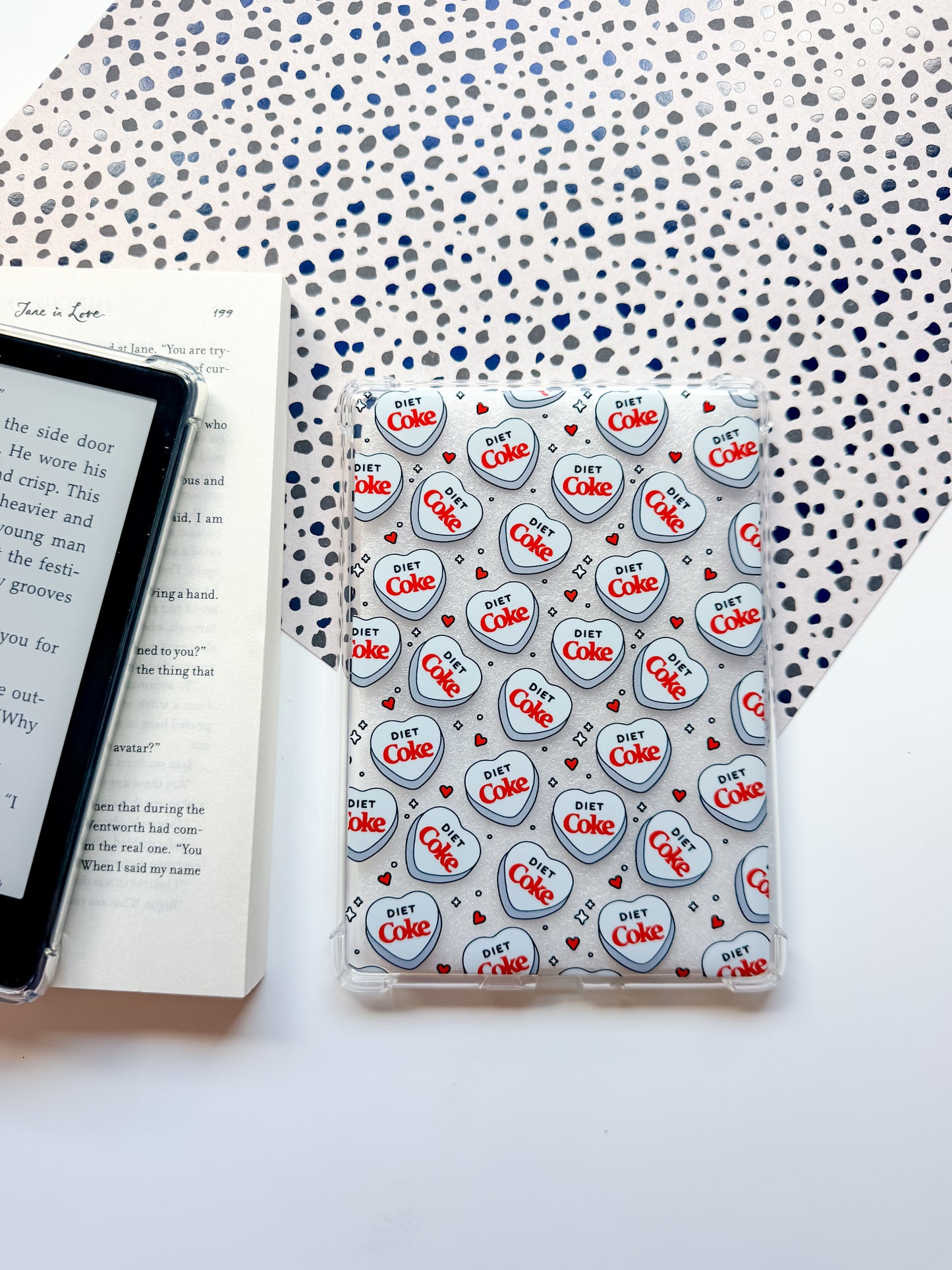 Soda Hearts E Reader Case