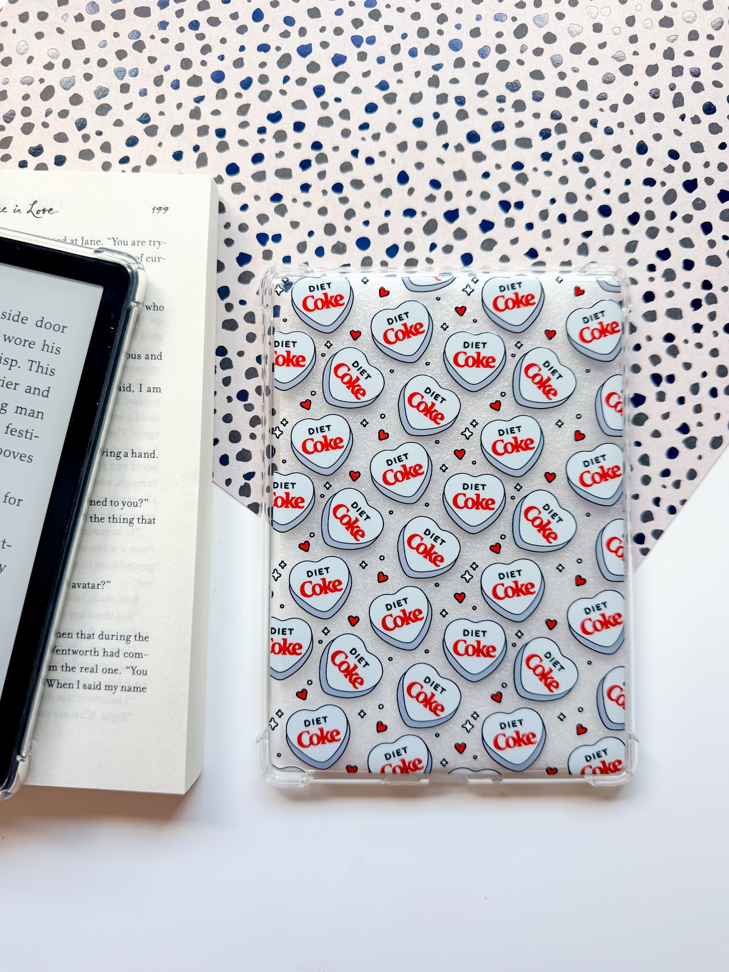 Soda Hearts E Reader Case