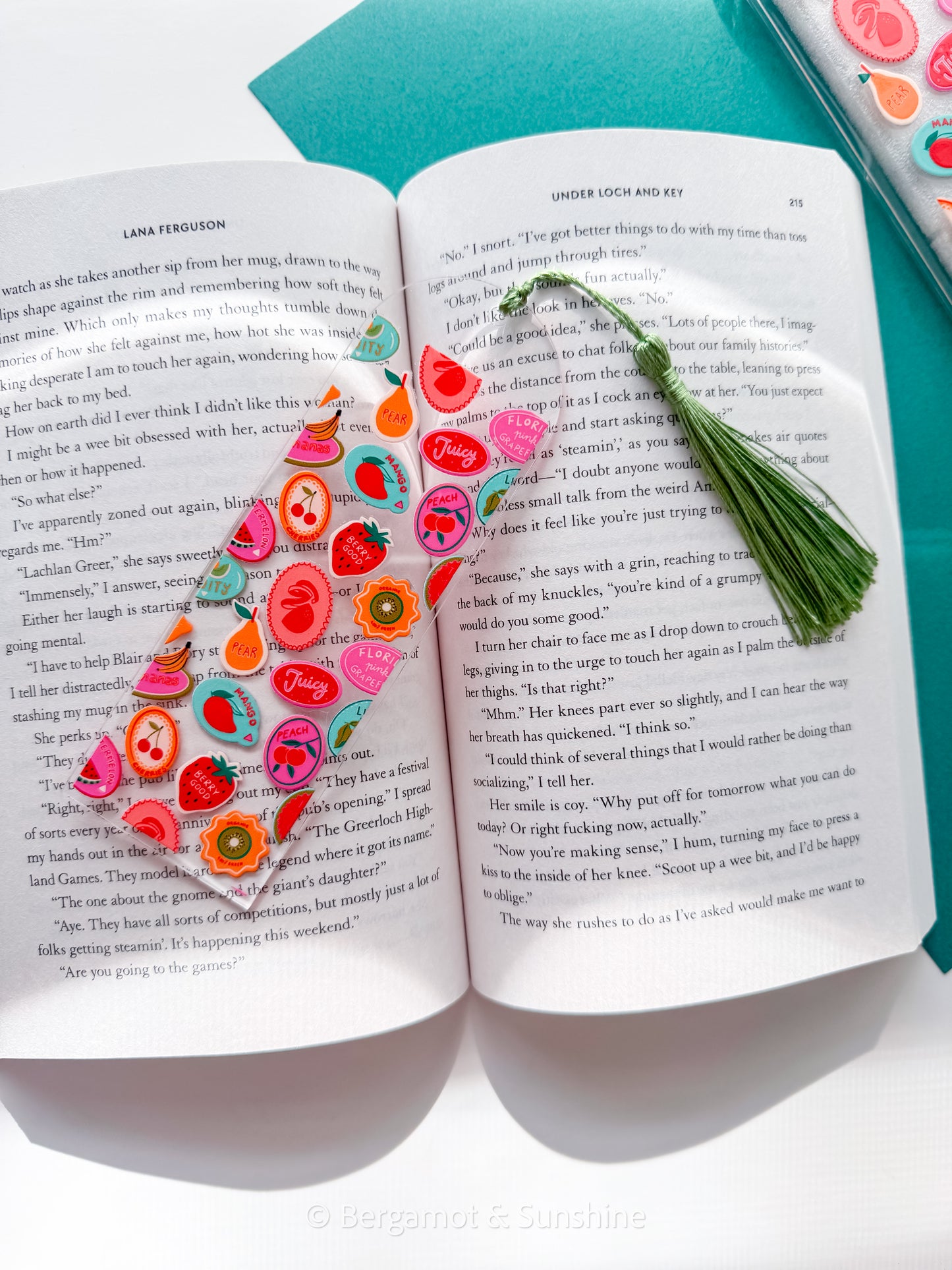 Florida Fruit Kindle Case and/or Bookmark [Combined Listing] – Tropical E-Reader Cover