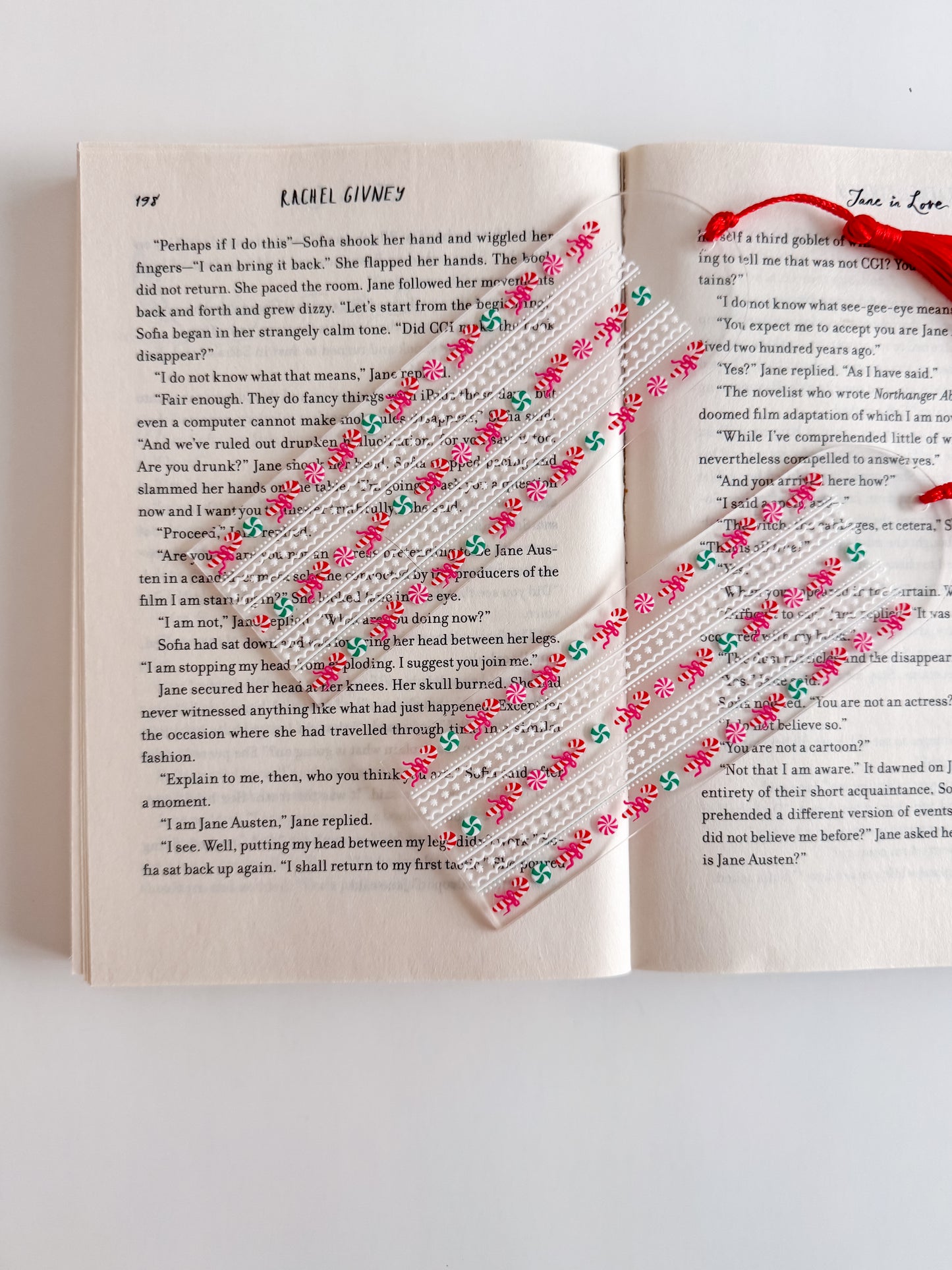 Candy Cane Lane Bookmark