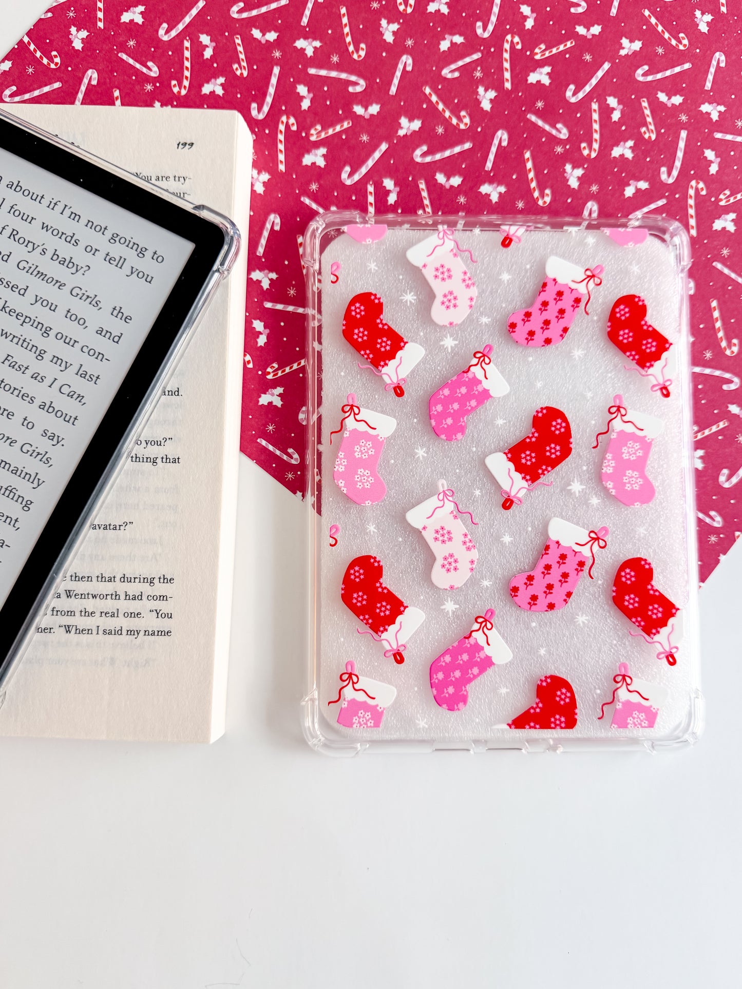 Holiday Stockings Kindle Case