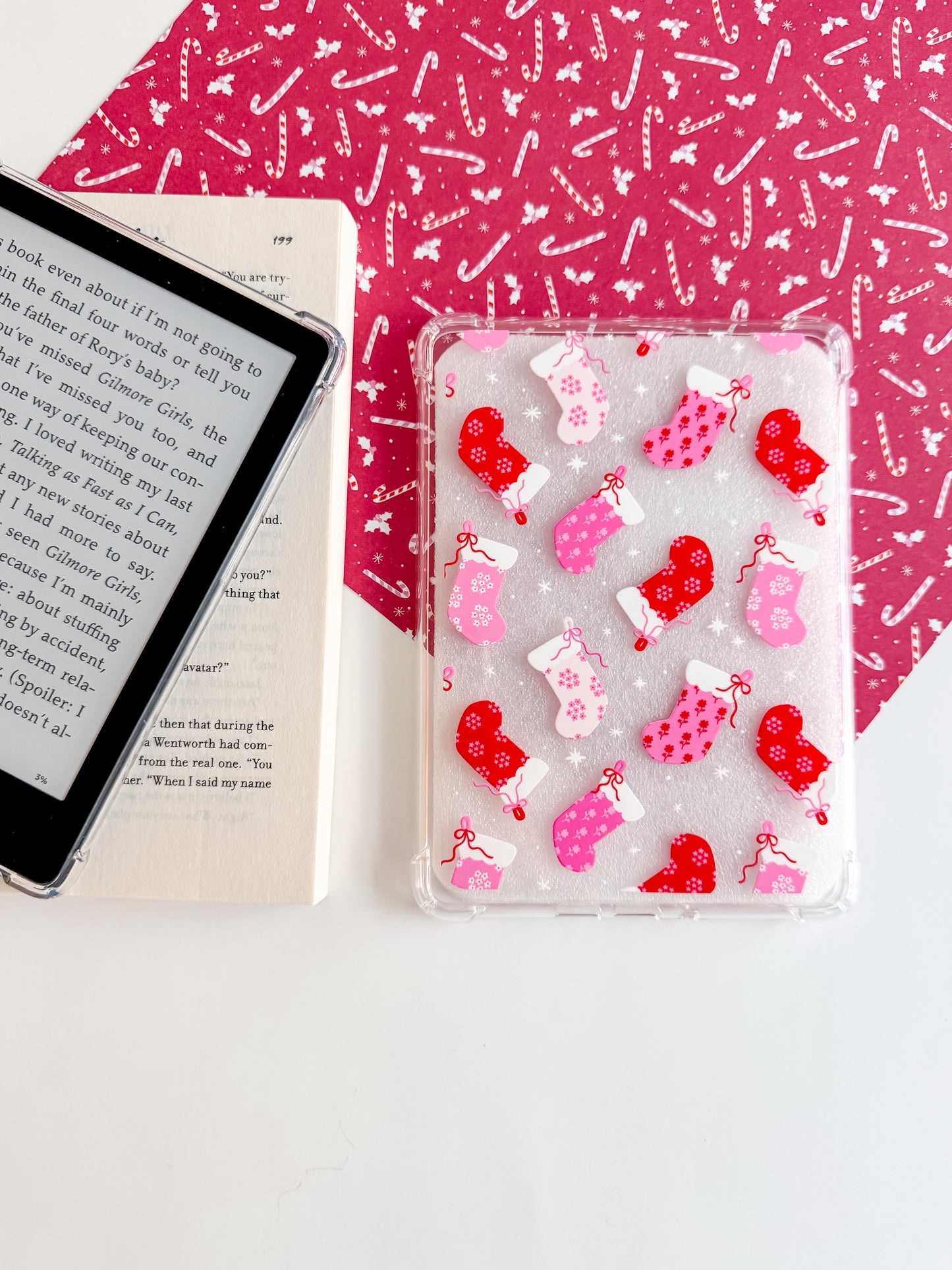 Holiday Stockings Kindle Case