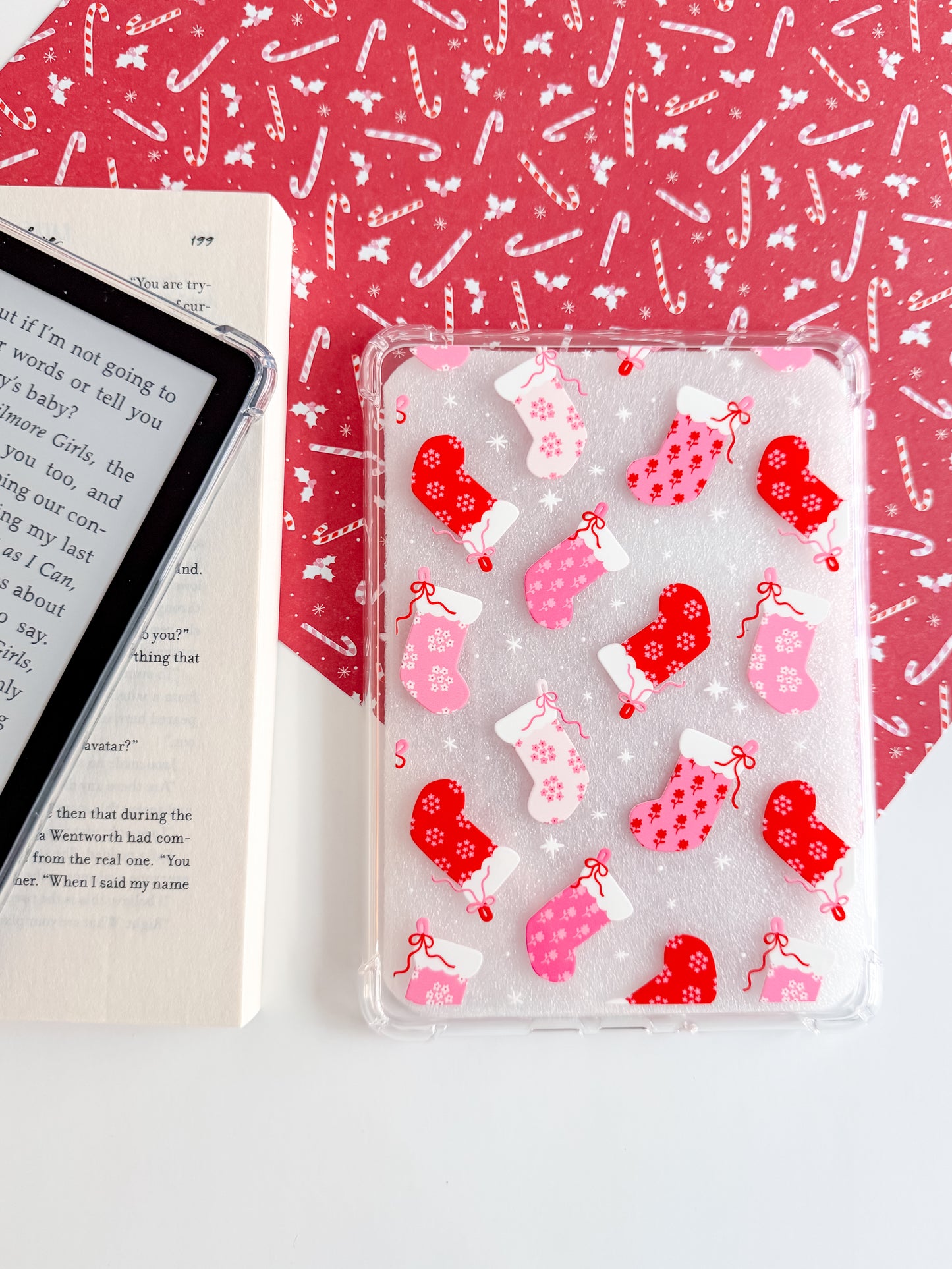 Holiday Stockings Kindle Case