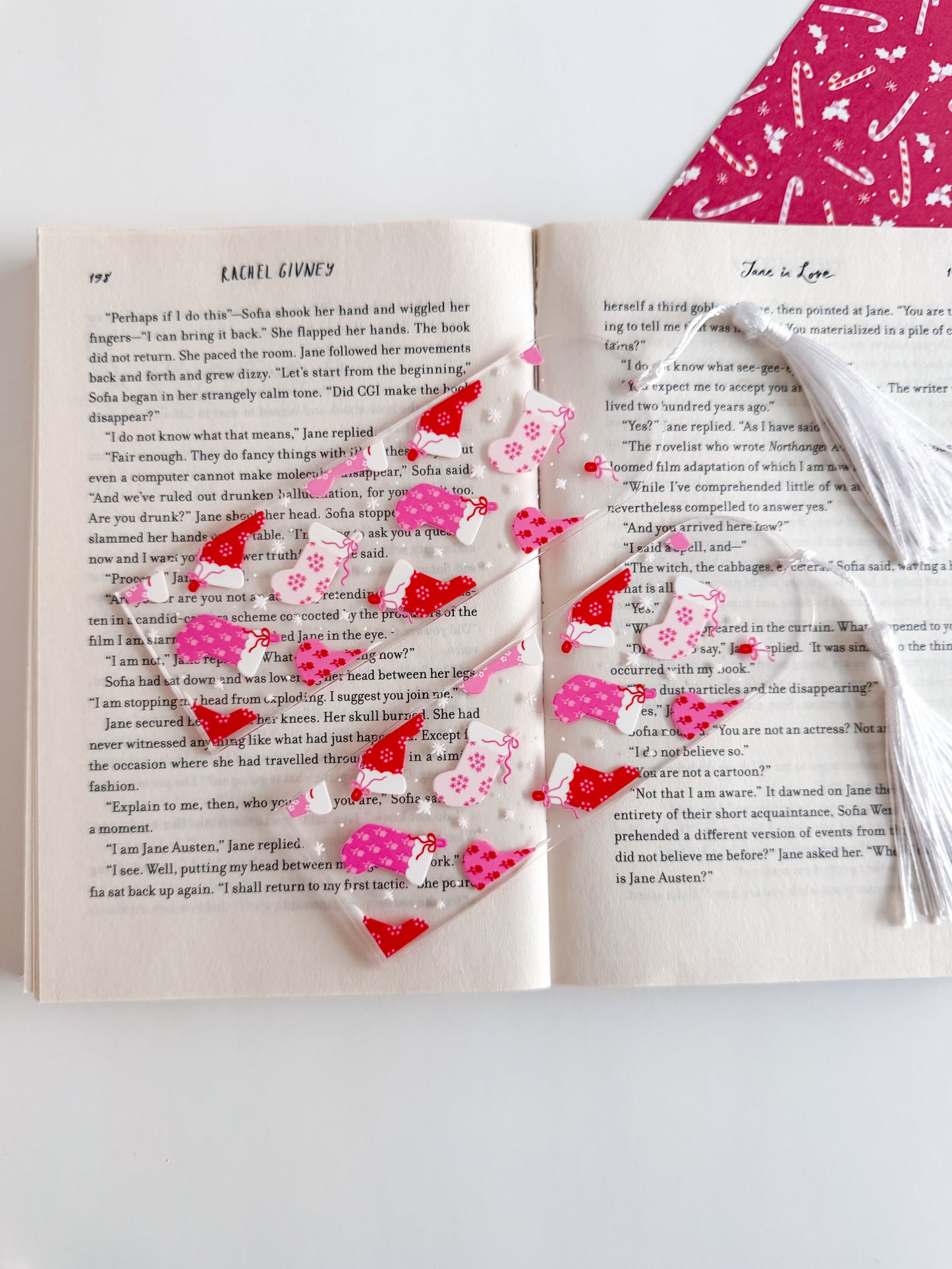 Holiday Stockings Bookmark