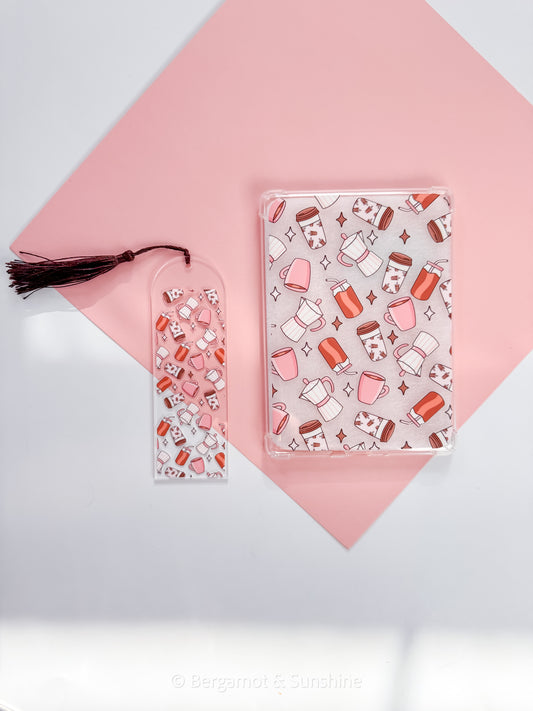 Coffee Lover Kindle Case and/or Bookmark [Combined Listing]
