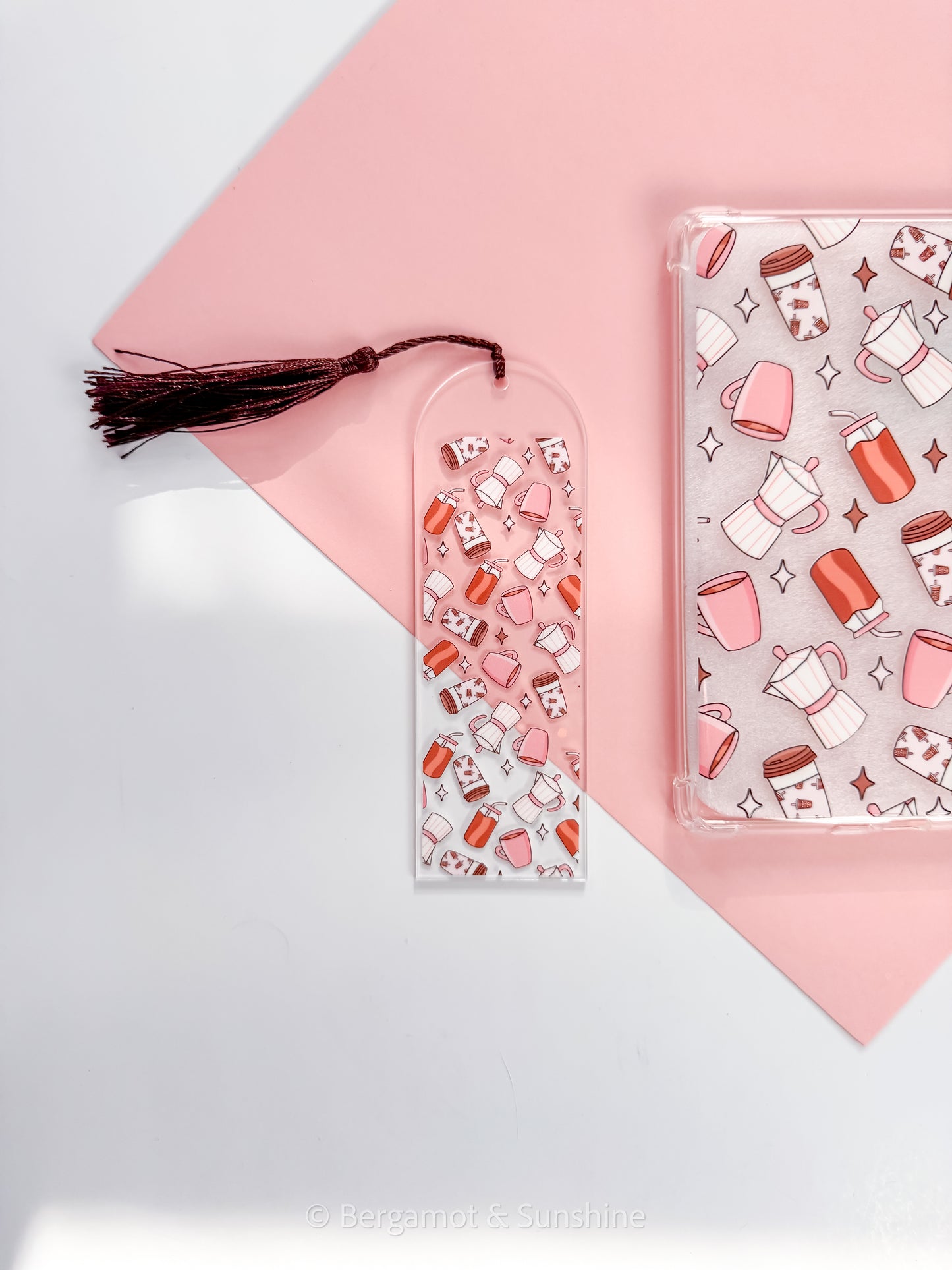 Coffee Lover Acrylic Bookmark