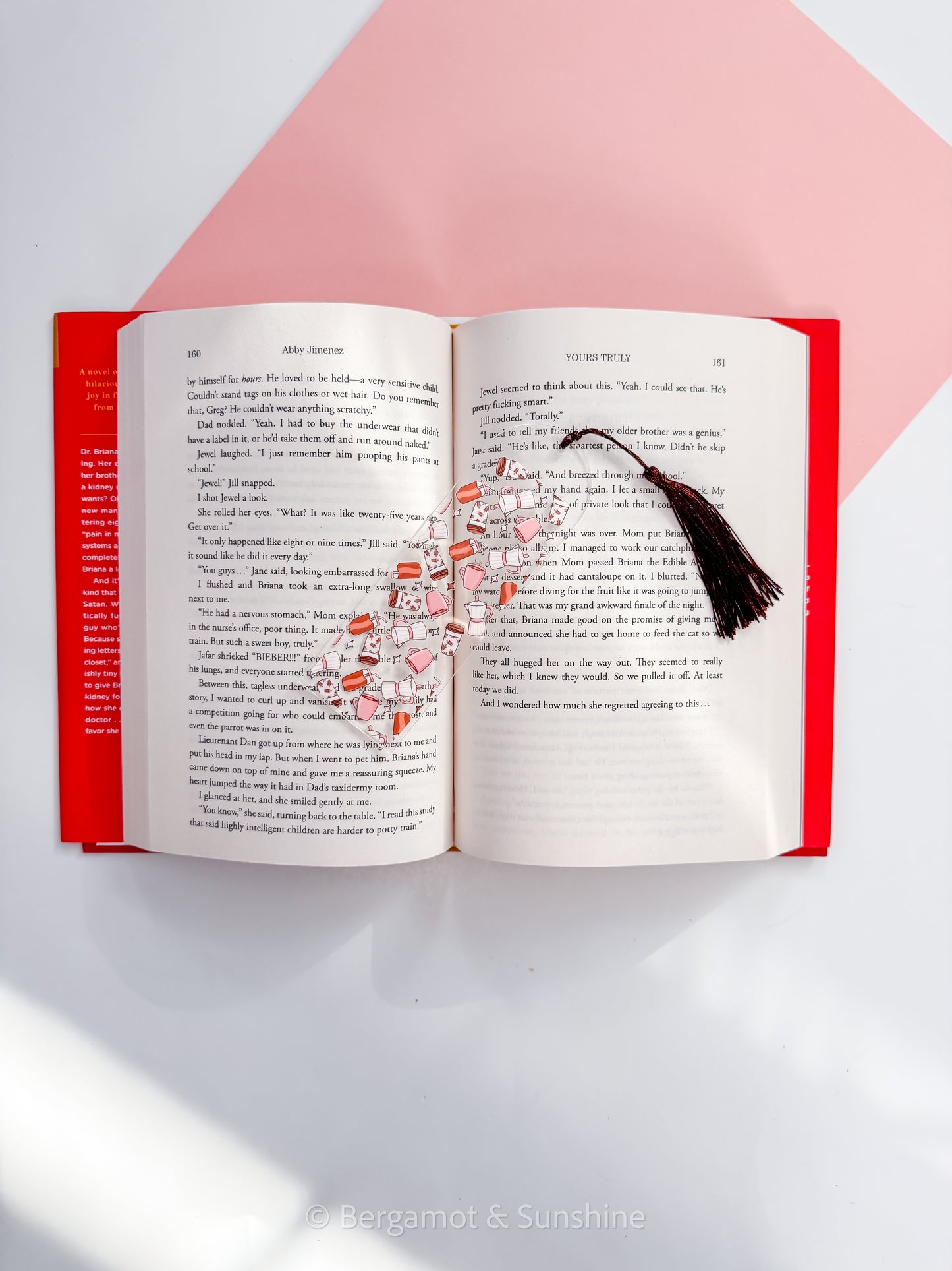 Coffee Lover Acrylic Bookmark
